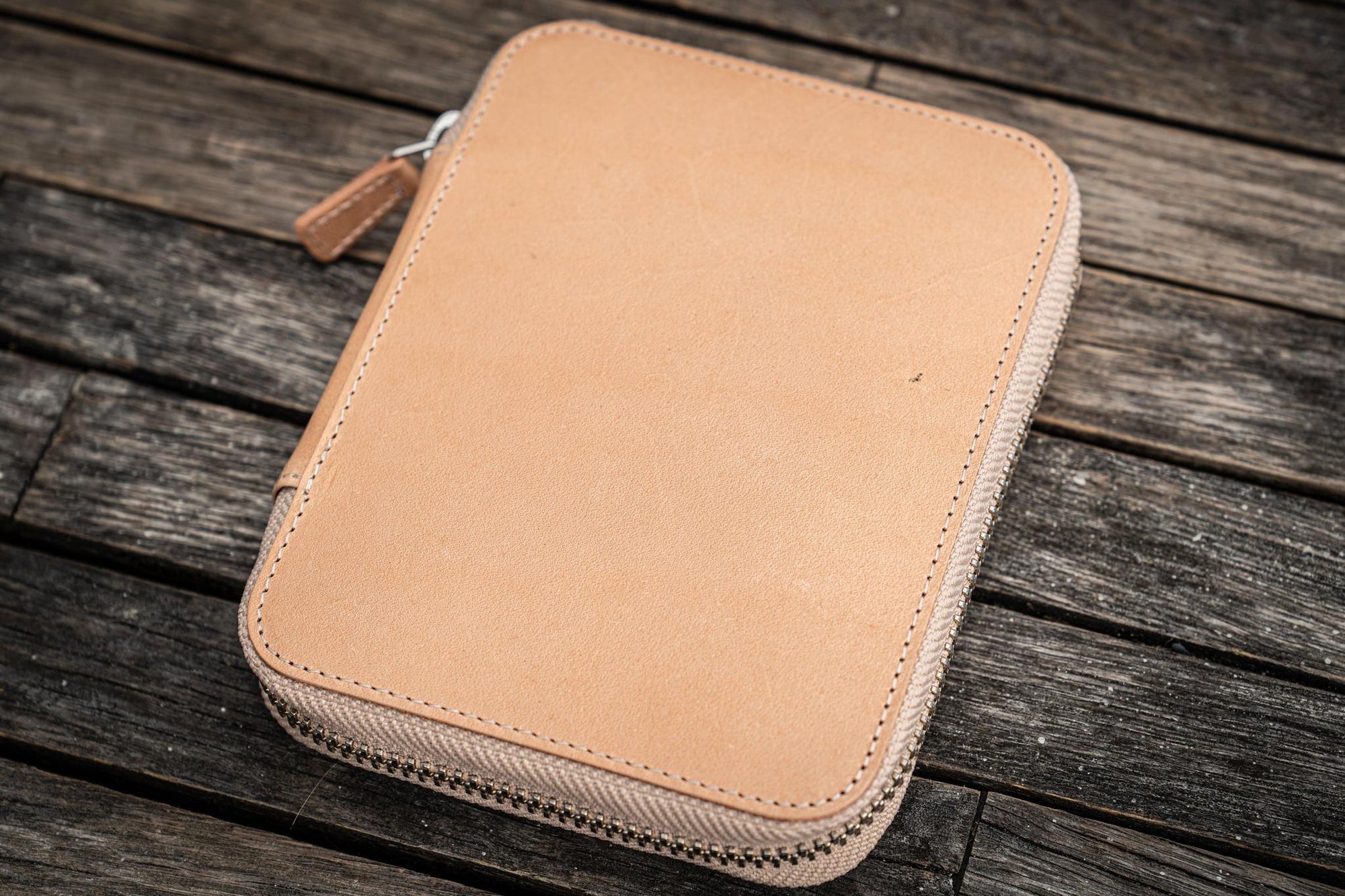 10'lu Deri Kalemlik - Undyed Leather