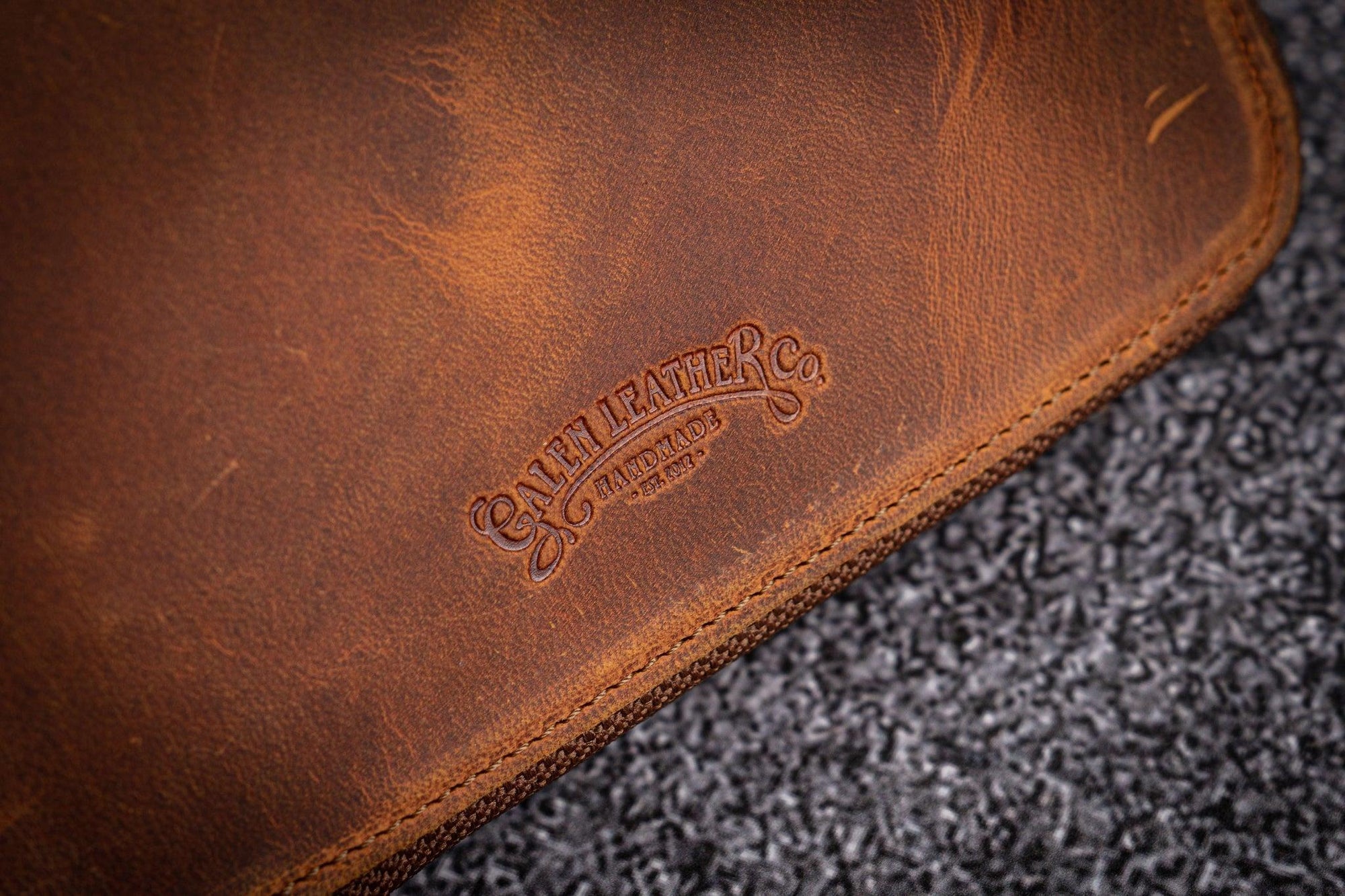 10&#39;lu Deri Kalemlik ve A5 Defter Kılıfı - Crazy Horse Taba / Kahverengi