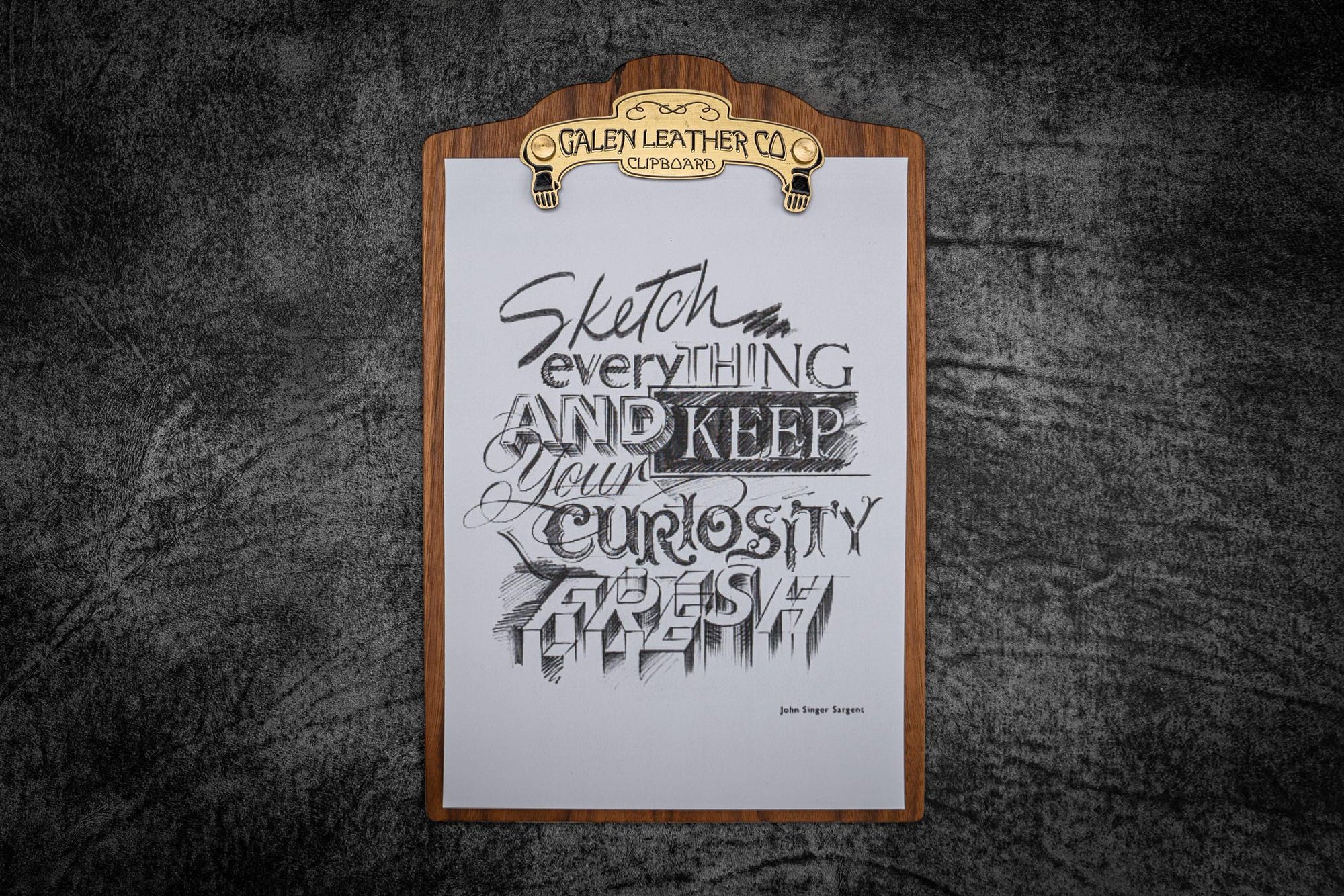 Ahşap Sekreterlik A4 - Ceviz