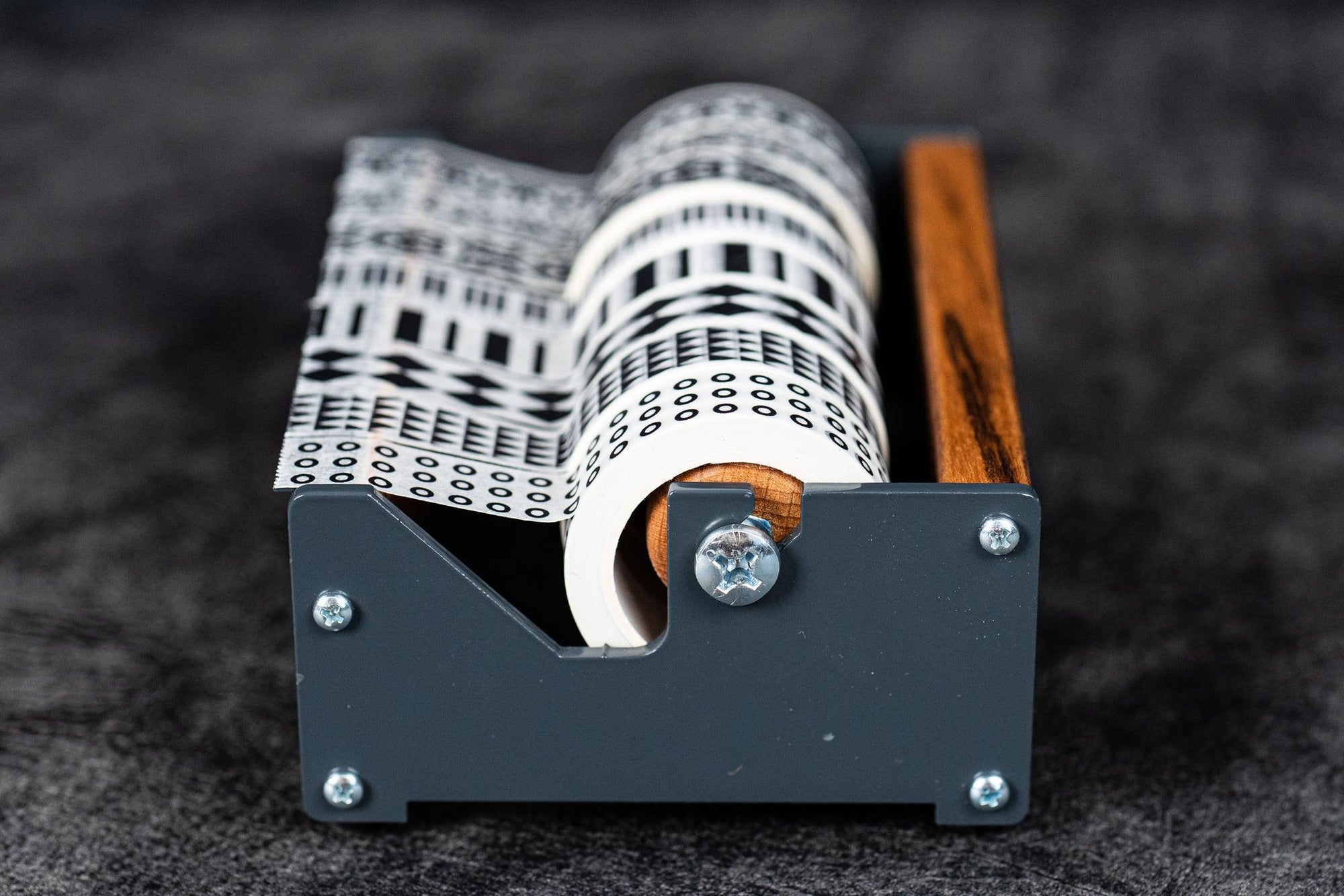 Ahşap Washi Bant Dispanseri - Ceviz - Orta Boy