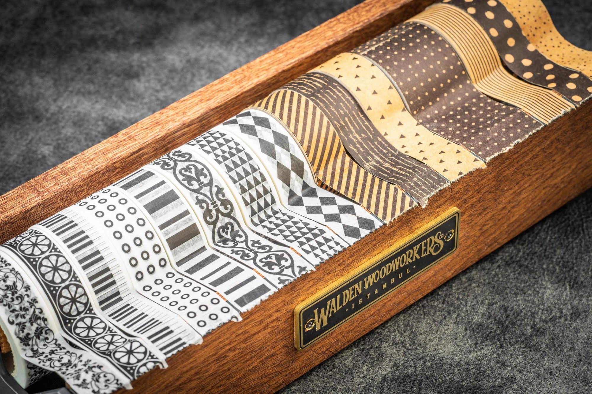 Ahşap Washi Bant Dispanseri - Maun