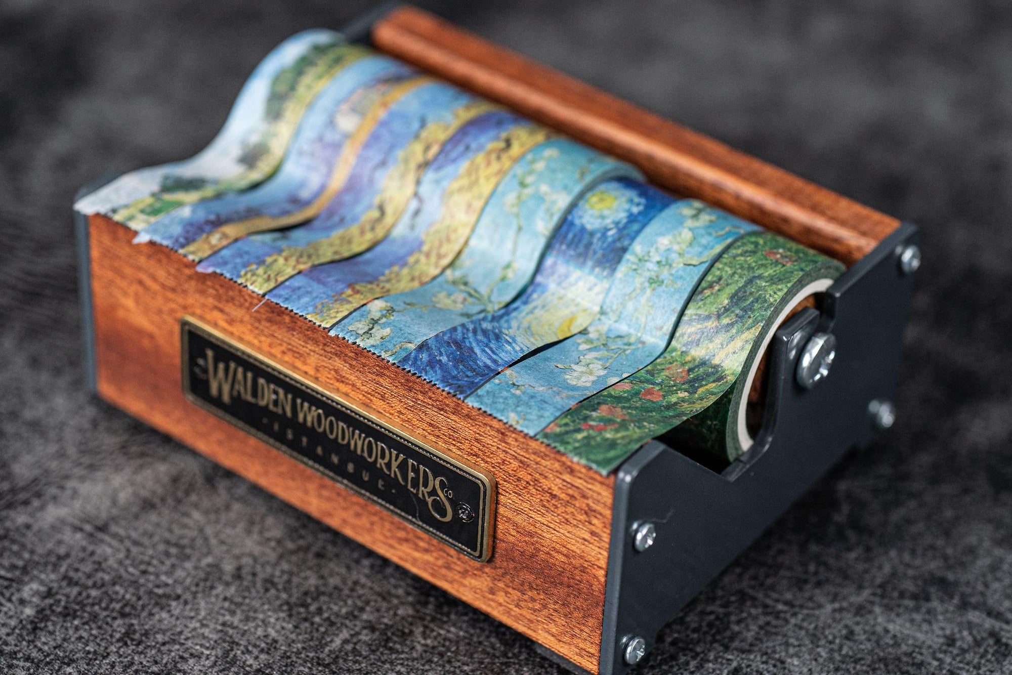 Ahşap Washi Bant Dispanseri - Maun - Orta Boy