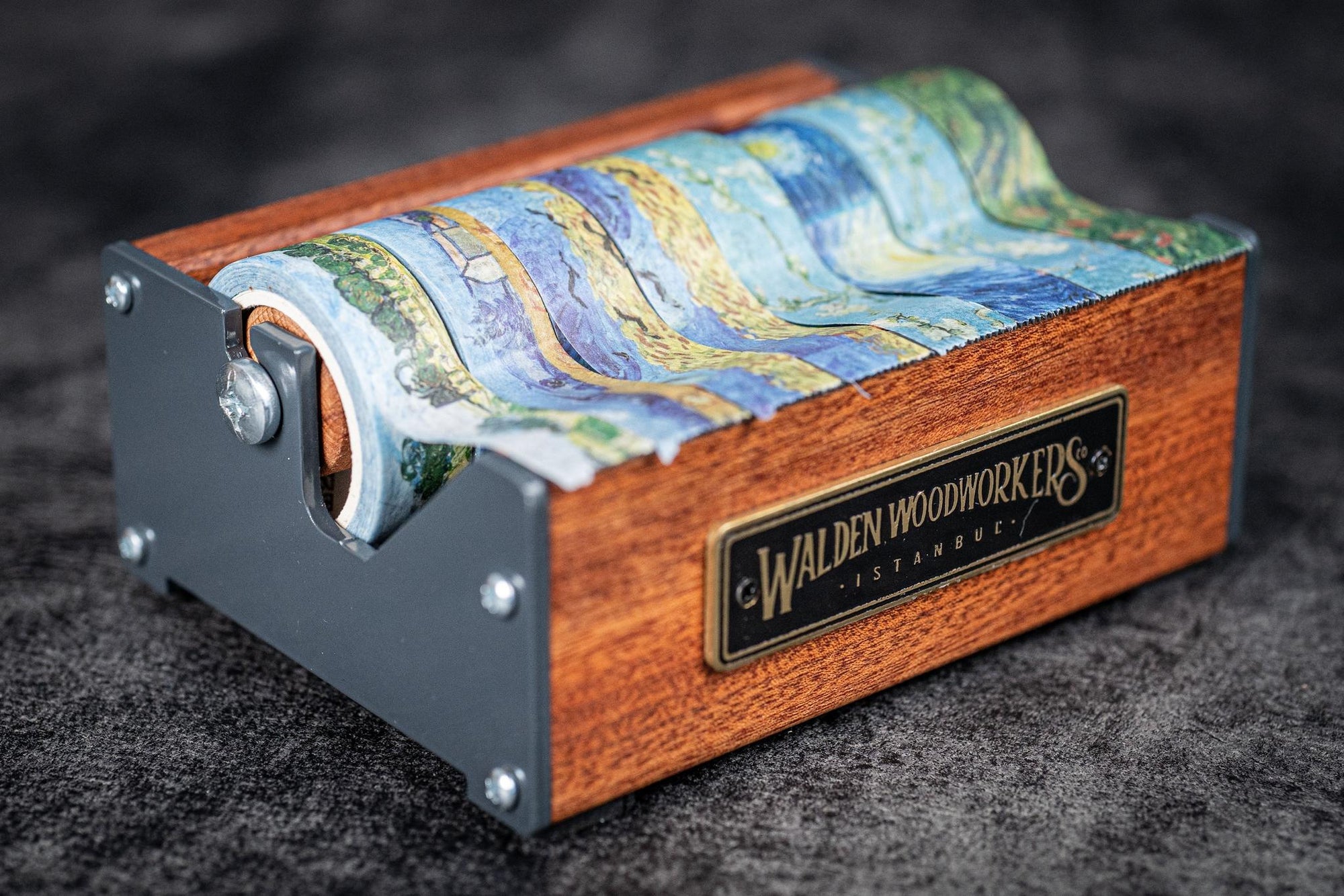 Ahşap Washi Bant Dispanseri - Maun - Orta Boy