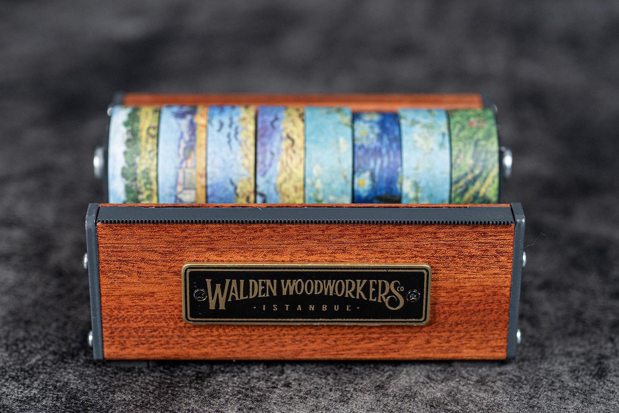 Ahşap Washi Bant Dispanseri - Maun - Orta Boy