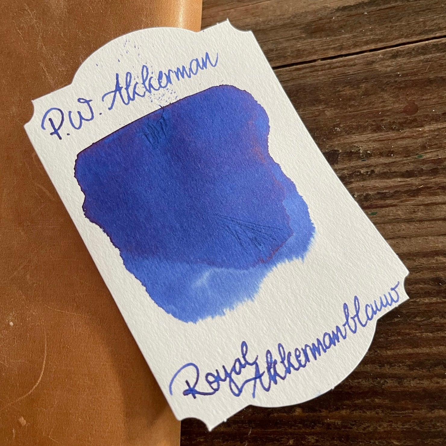 Akkerman 00 Royal Akkerman Blauw Mürekkep