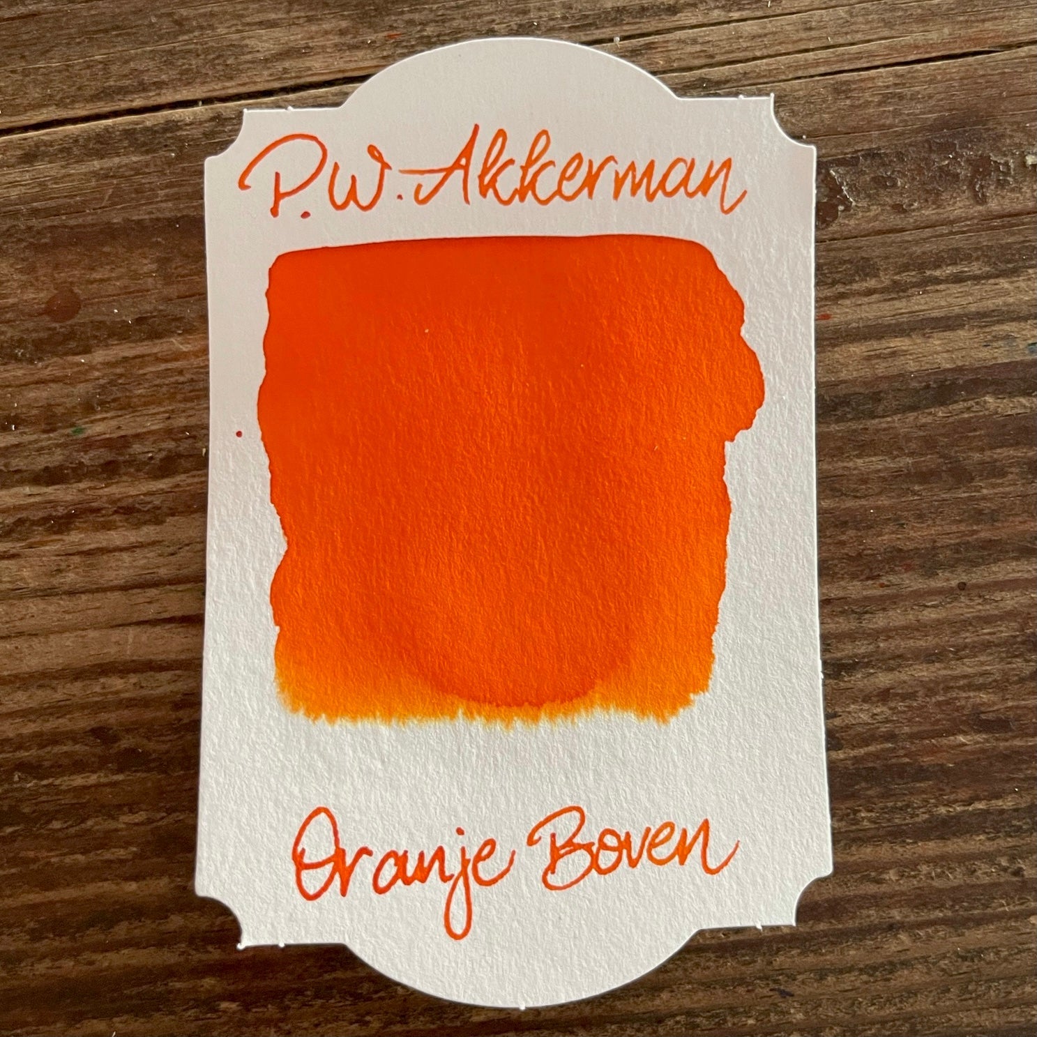 Akkerman 16 Oranje Boven Mürekkep