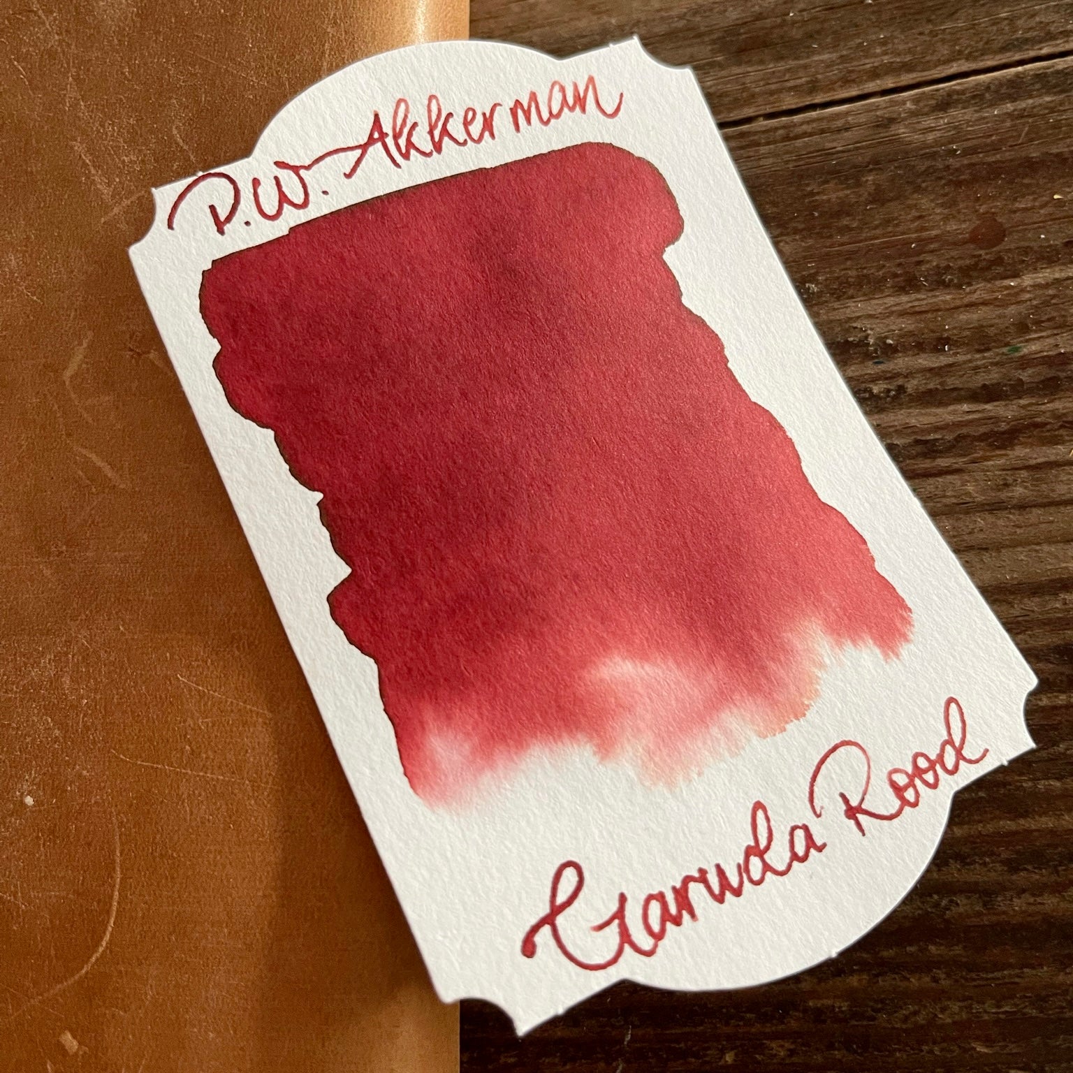 Akkerman 18 Garuda Rood Mürekkep