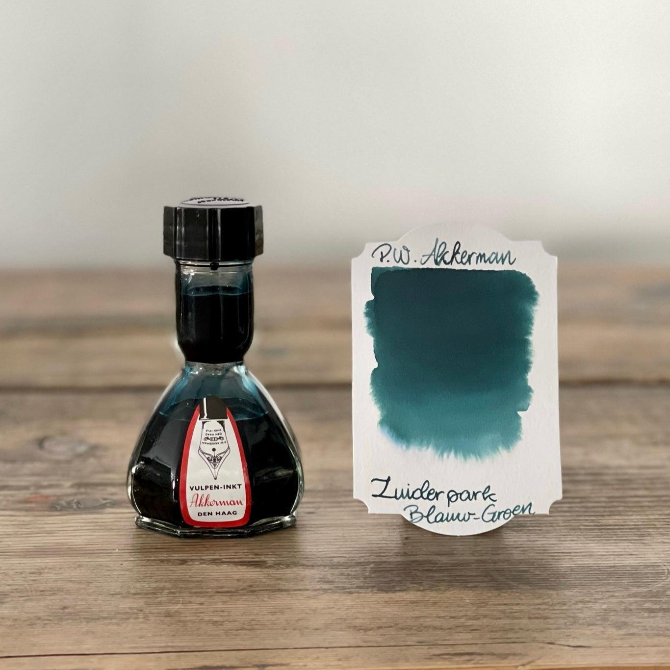 Akkerman 24 Zuiderpark Blue-Green Mürekkep