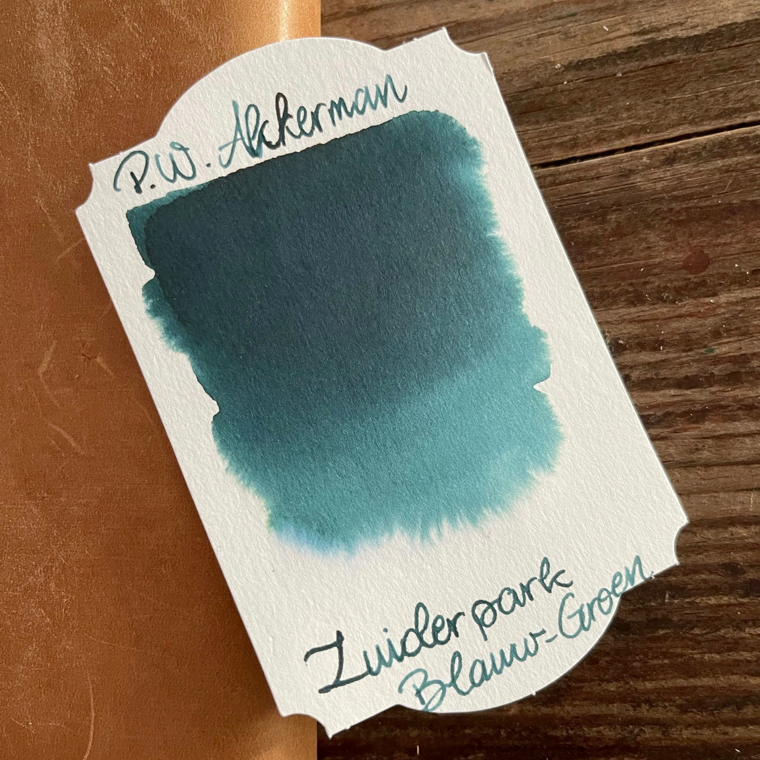 Akkerman 24 Zuiderpark Blue-Green Mürekkep