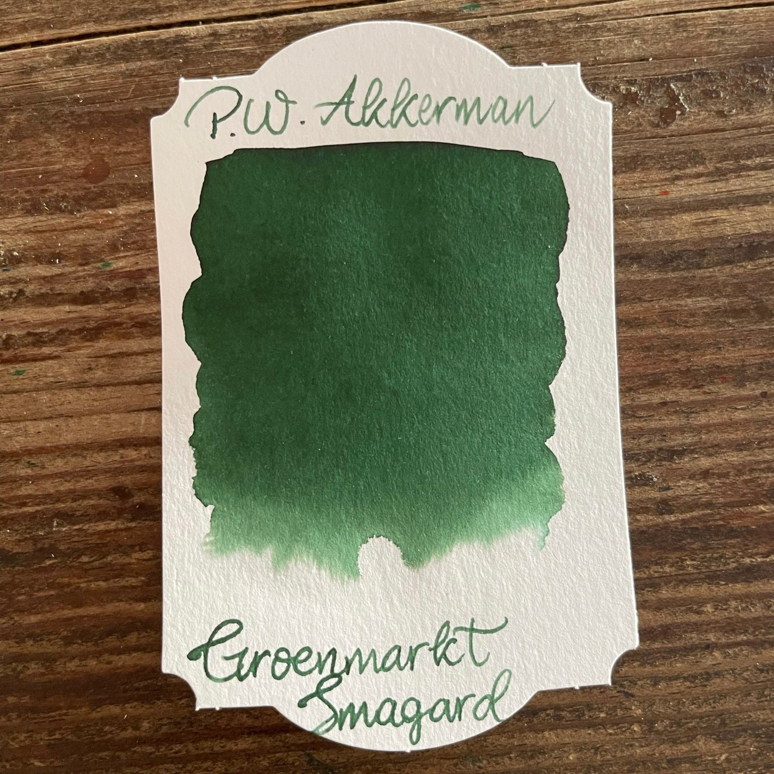 Akkerman 26 Groenmarkt Smaragd Mürekkep