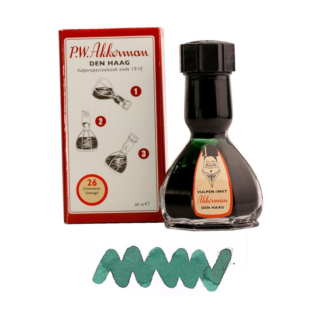 Akkerman 26 Groenmarkt Smaragd Mürekkep