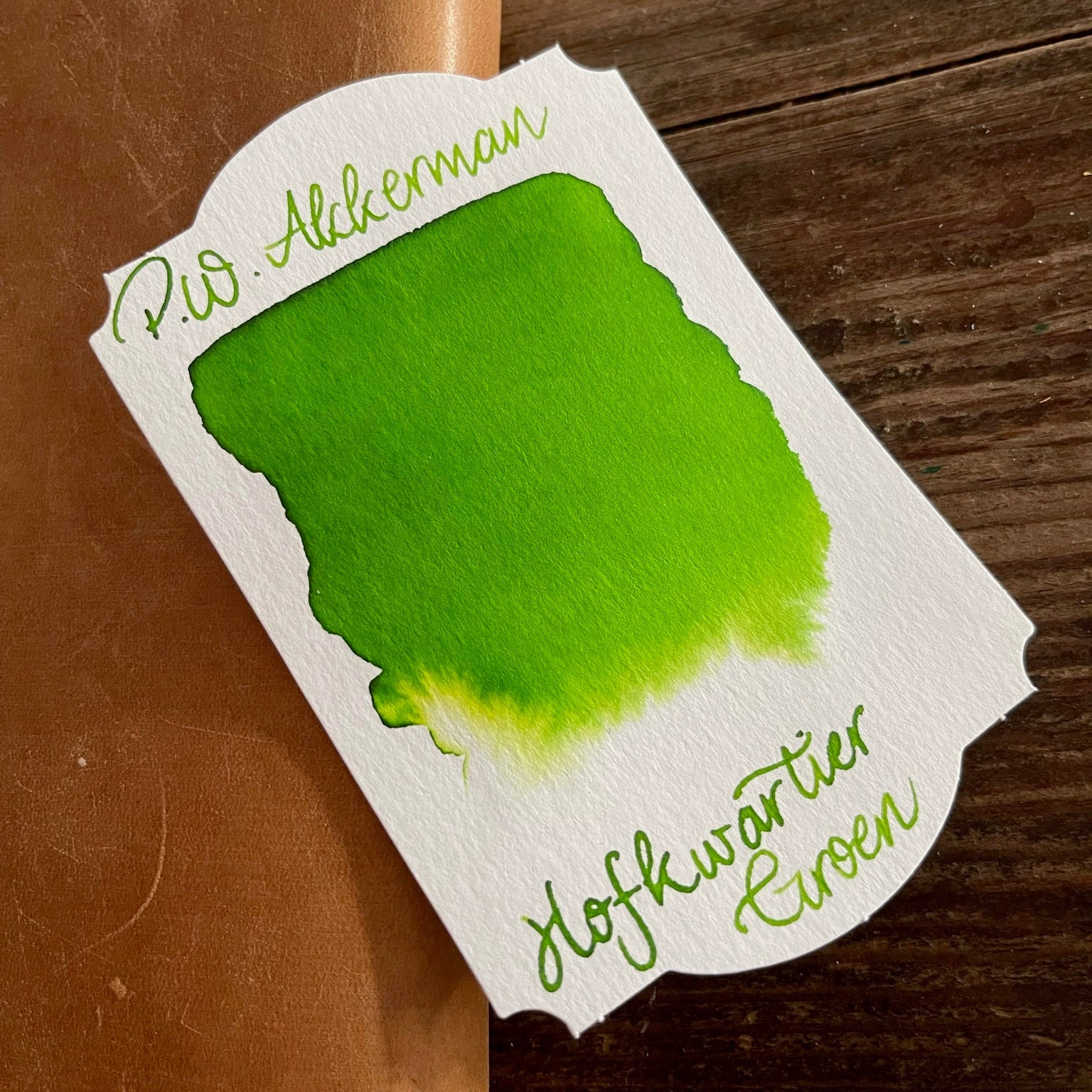 Akkerman 28 Hofkwartier Groen Mürekkep