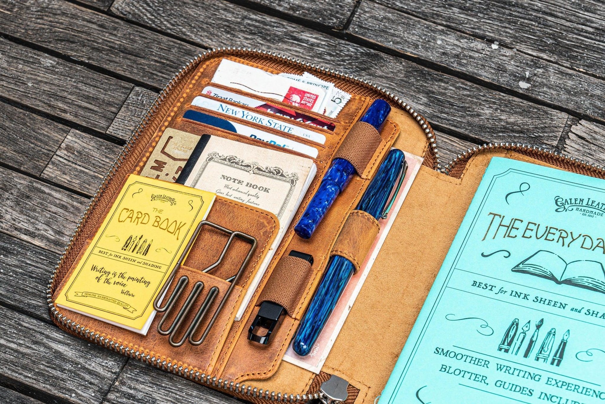 B6 / B6 Slim Deri Organizer - Crazy Horse Brown
