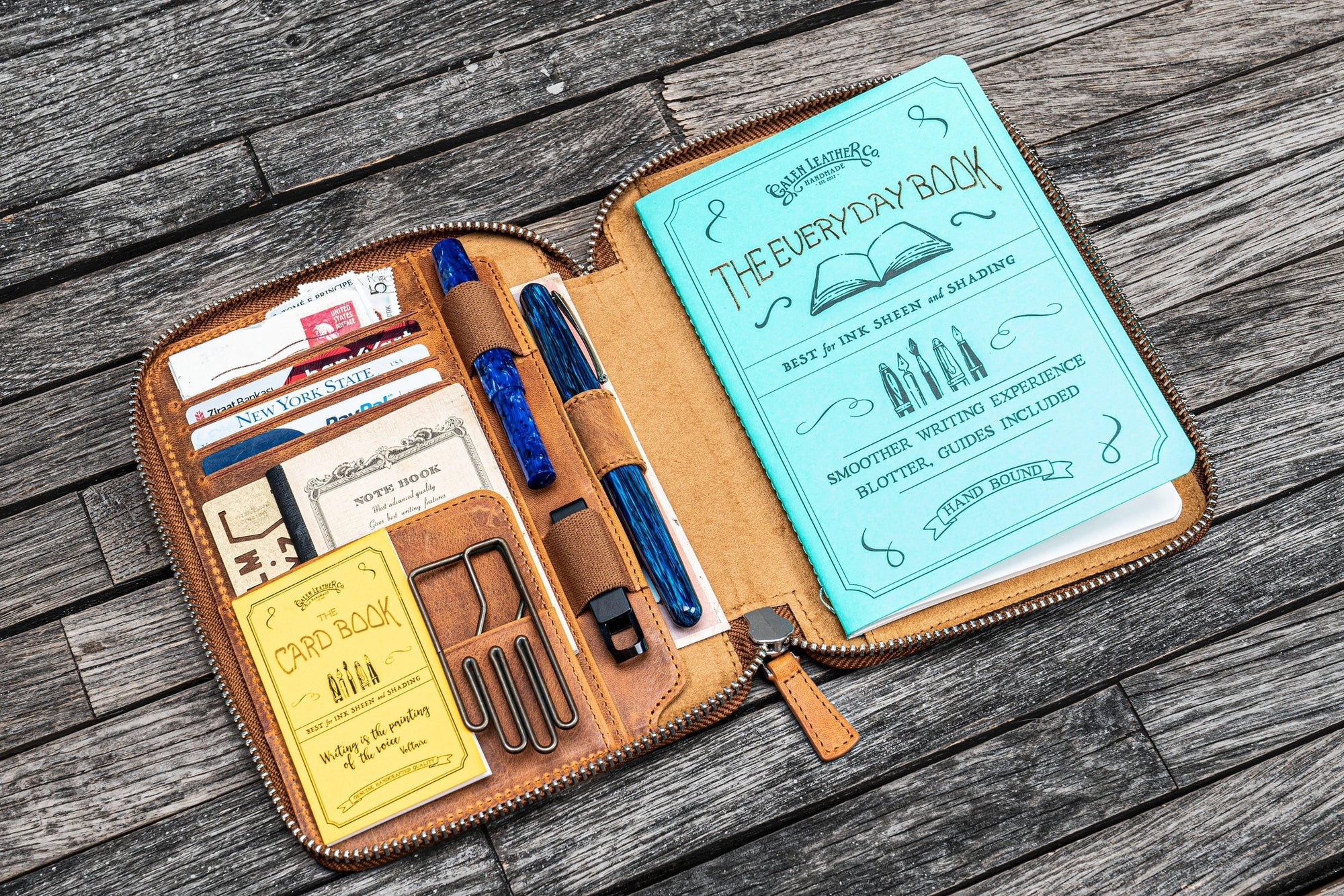 B6 / B6 Slim Deri Organizer - Crazy Horse Brown