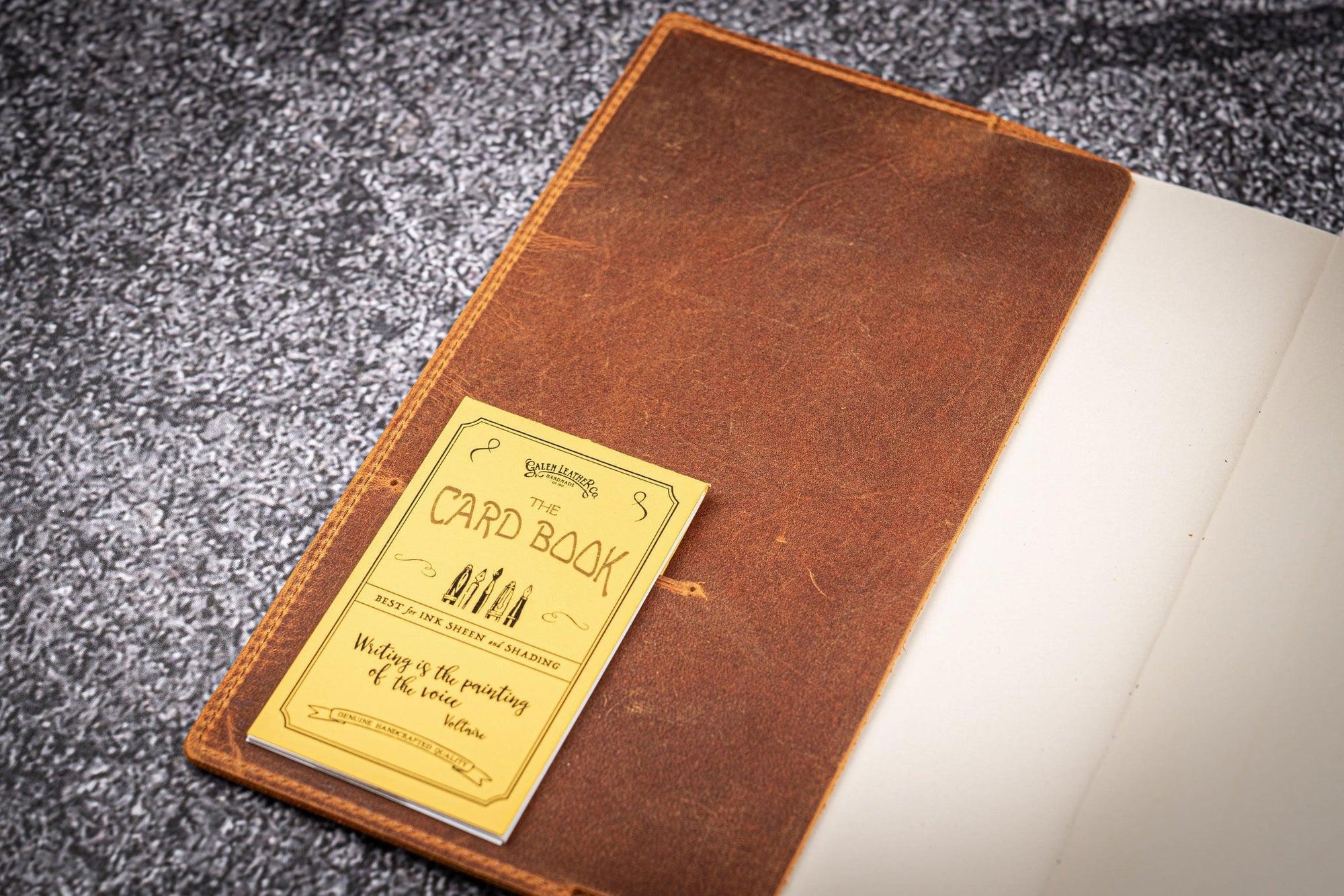 Deri A5 Defter Kılıfı - Crazy Horse Taba / Kahverengi