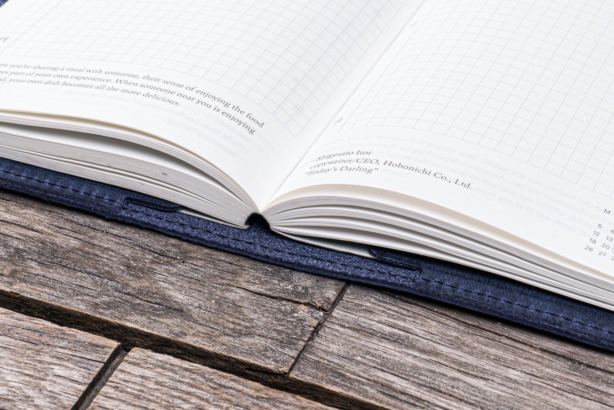 Deri A6 Defter Kılıfı - Crazy Horse Lacivert