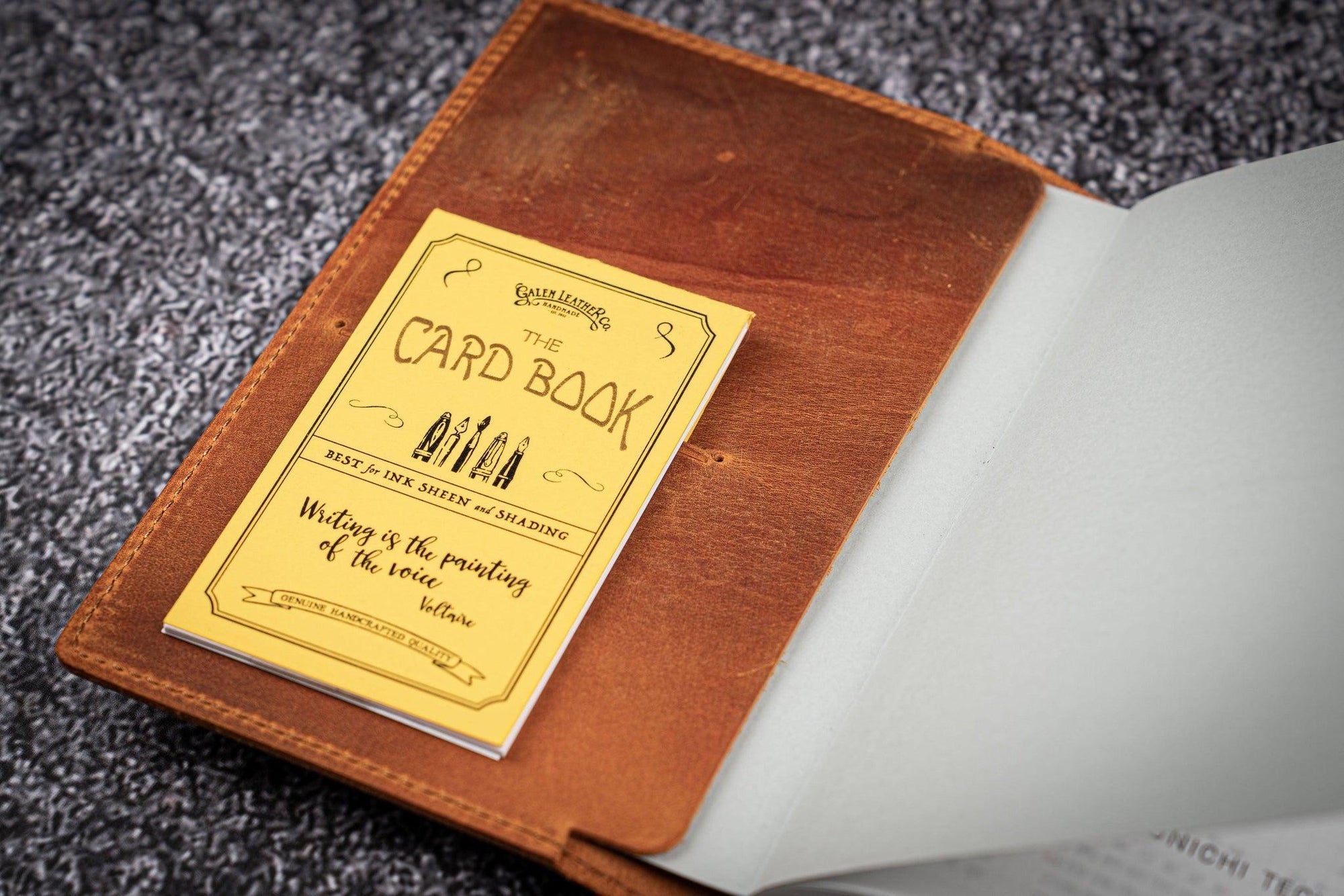 Deri A6 Defter Kılıfı - Crazy Horse Taba / Kahverengi