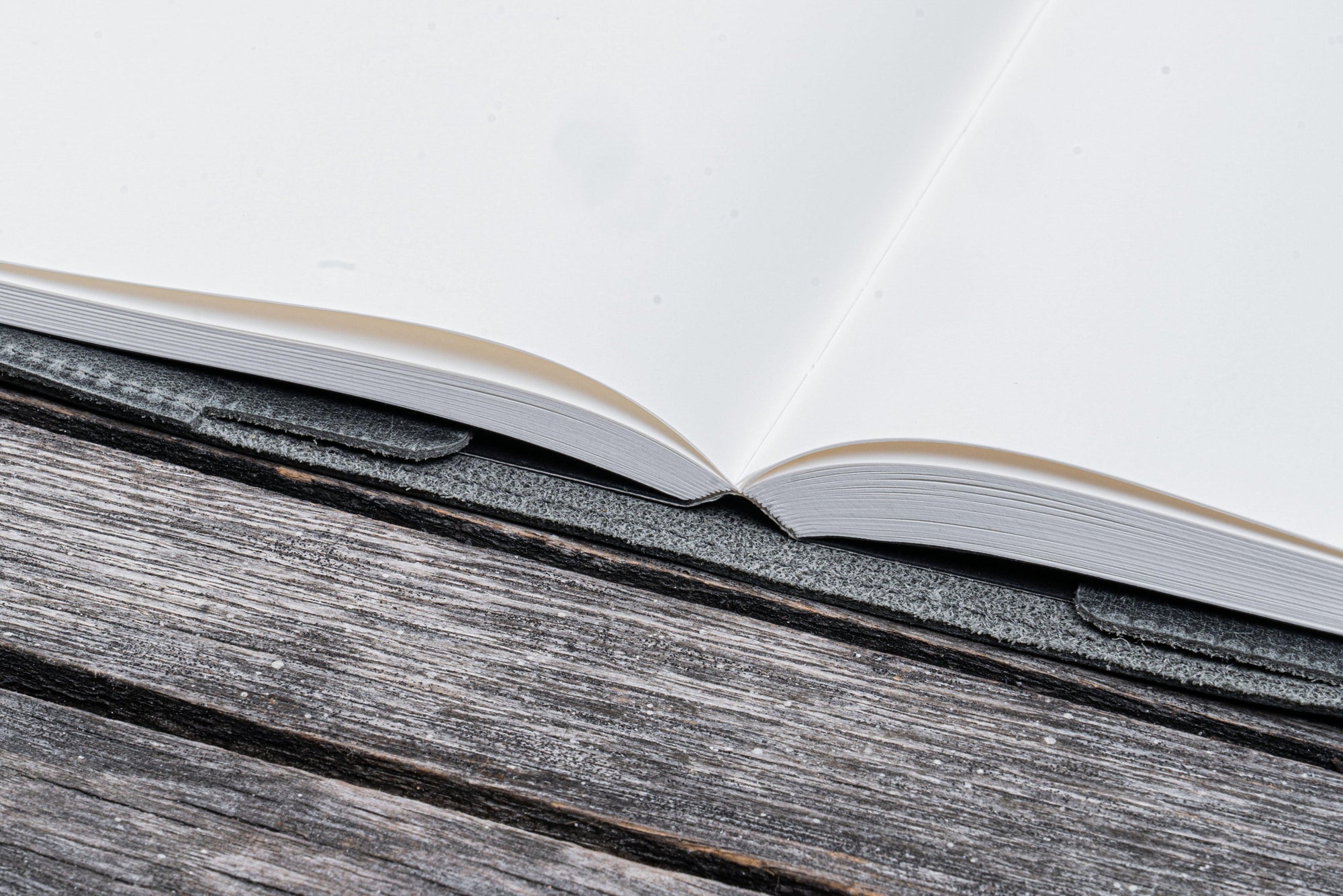 Deri B6 Defter Kılıfı - Crazy Horse Füme