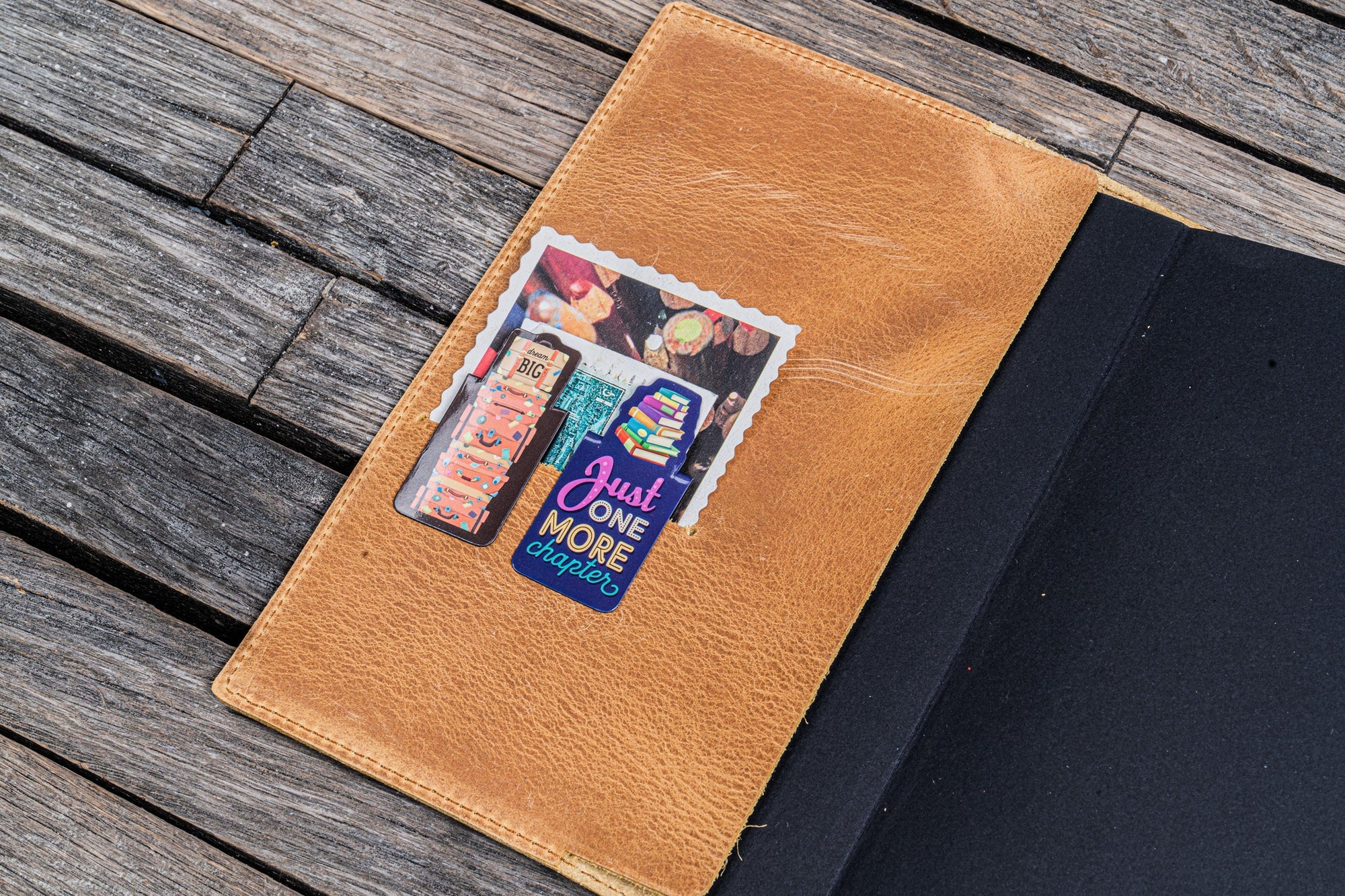 Deri B6 Defter Kılıfı - Crazy Horse Ochre (Toprak Sarı)