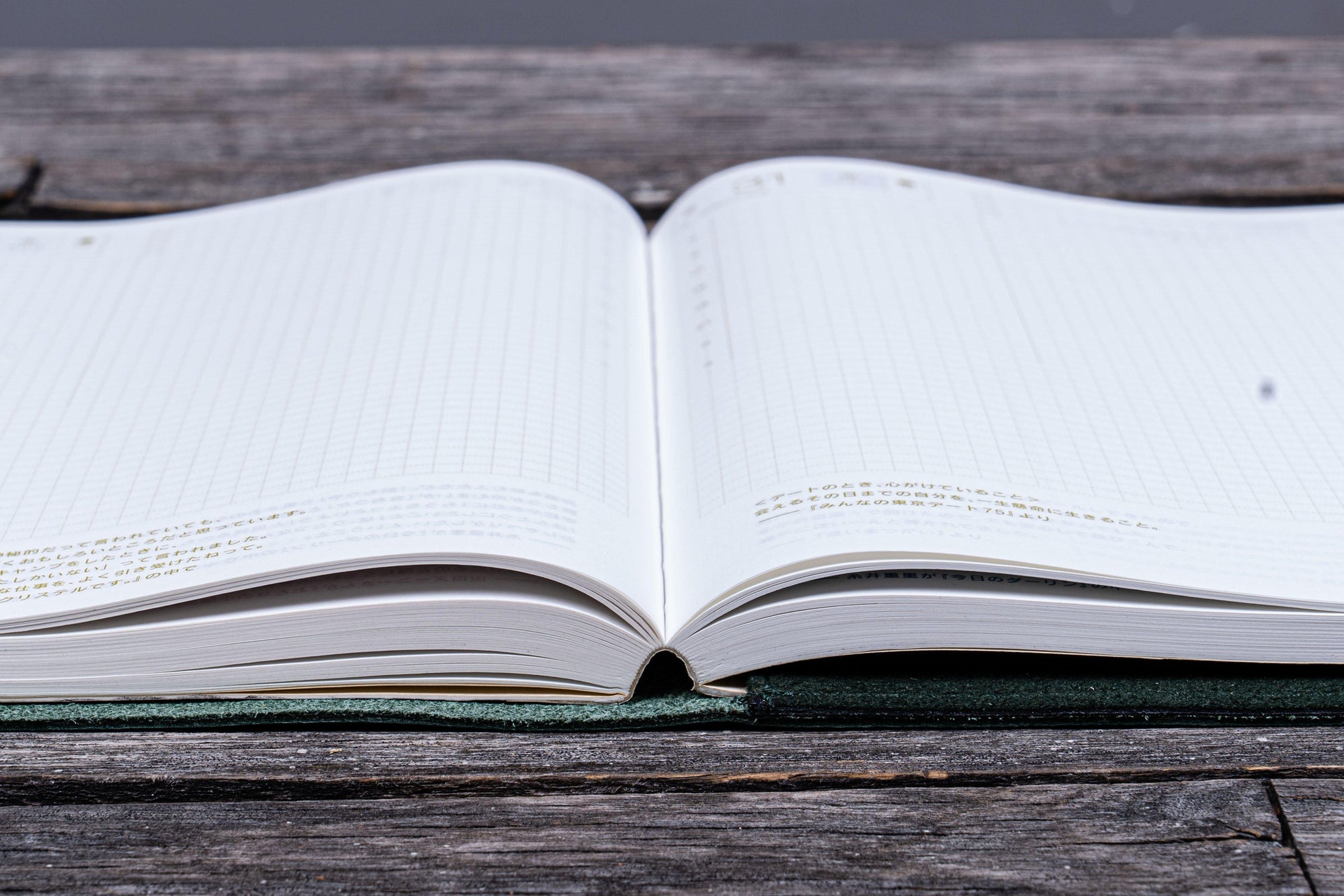 Deri Bağcıklı A5 Defter Kitap Kılıfı - Crazy Horse Forest Green