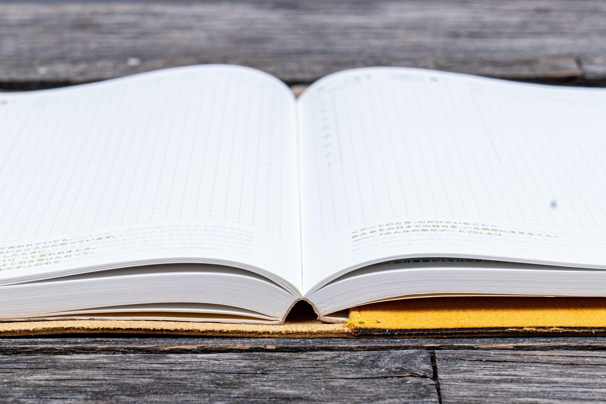 Deri Bağcıklı A5 Defter Kitap Kılıfı - Crazy Horse Honey Ochre