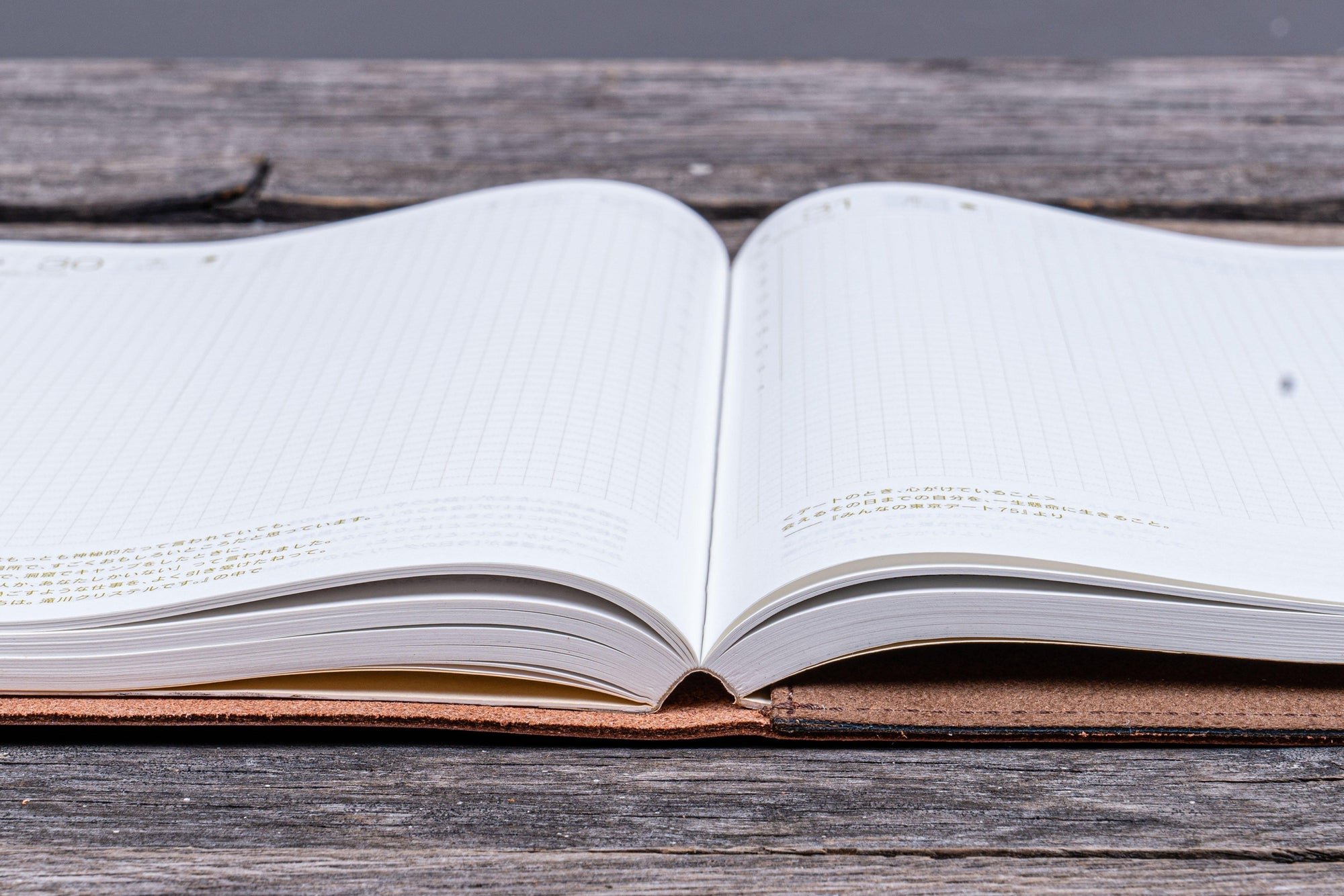 Deri Bağcıklı A5 Defter Kitap Kılıfı - Kahverengi