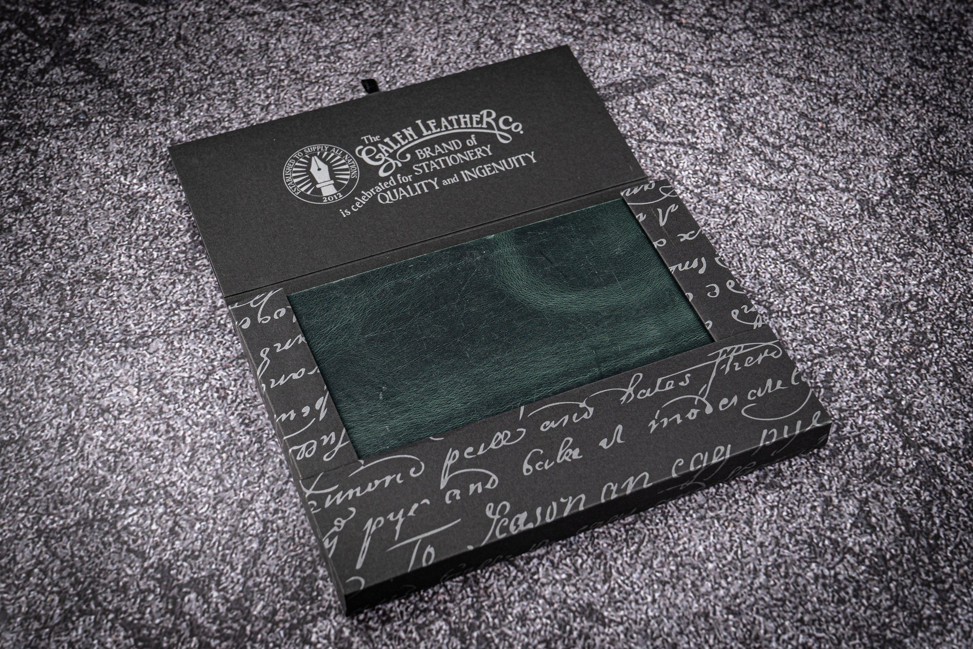 Deri Defter - Tomoe River Kağıt - A6 (400 Sayfa) - Crazy Horse Orman Yeşili