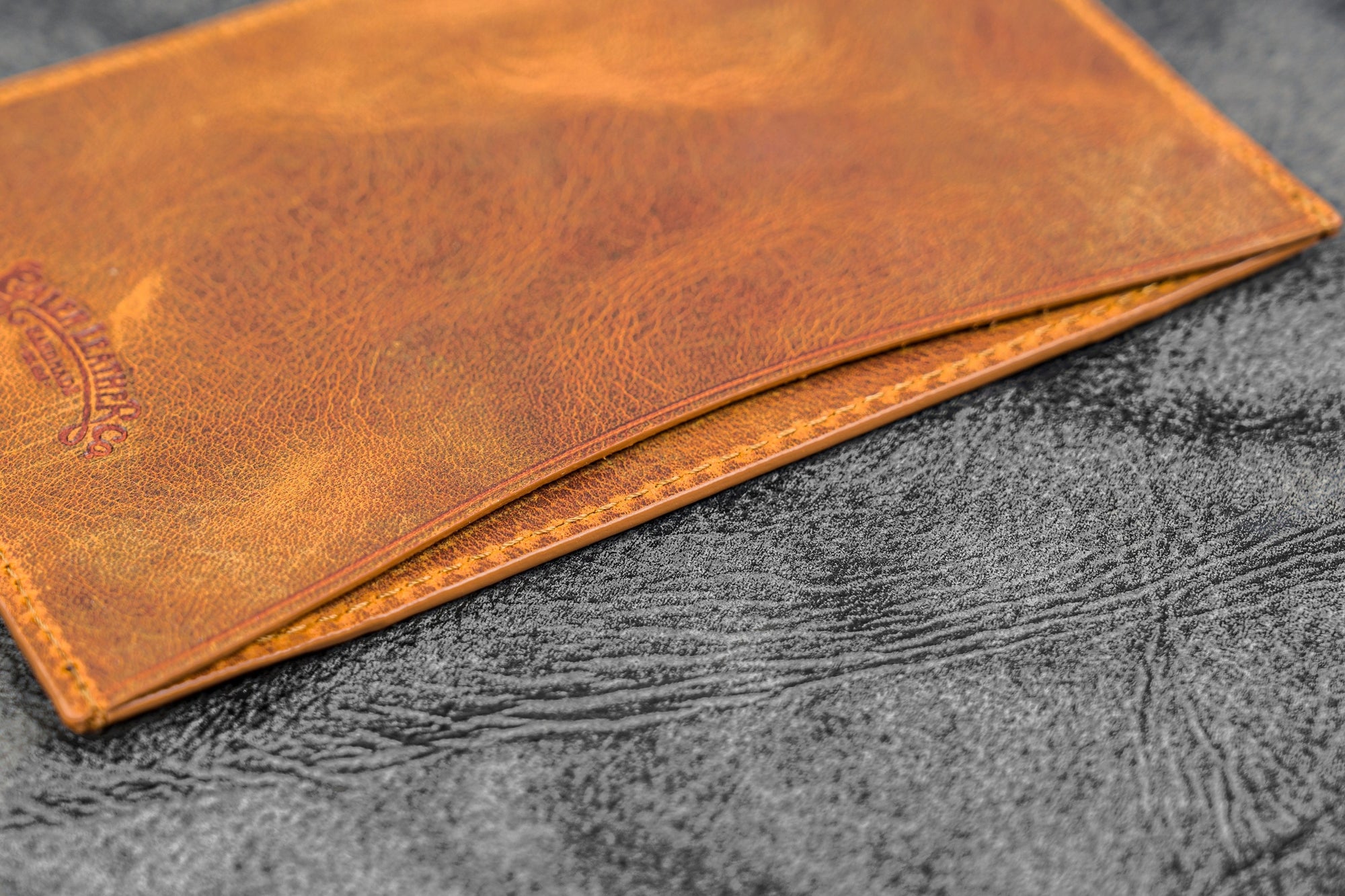 Deri Notluk Cep Boyu - Crazy Horse Taba