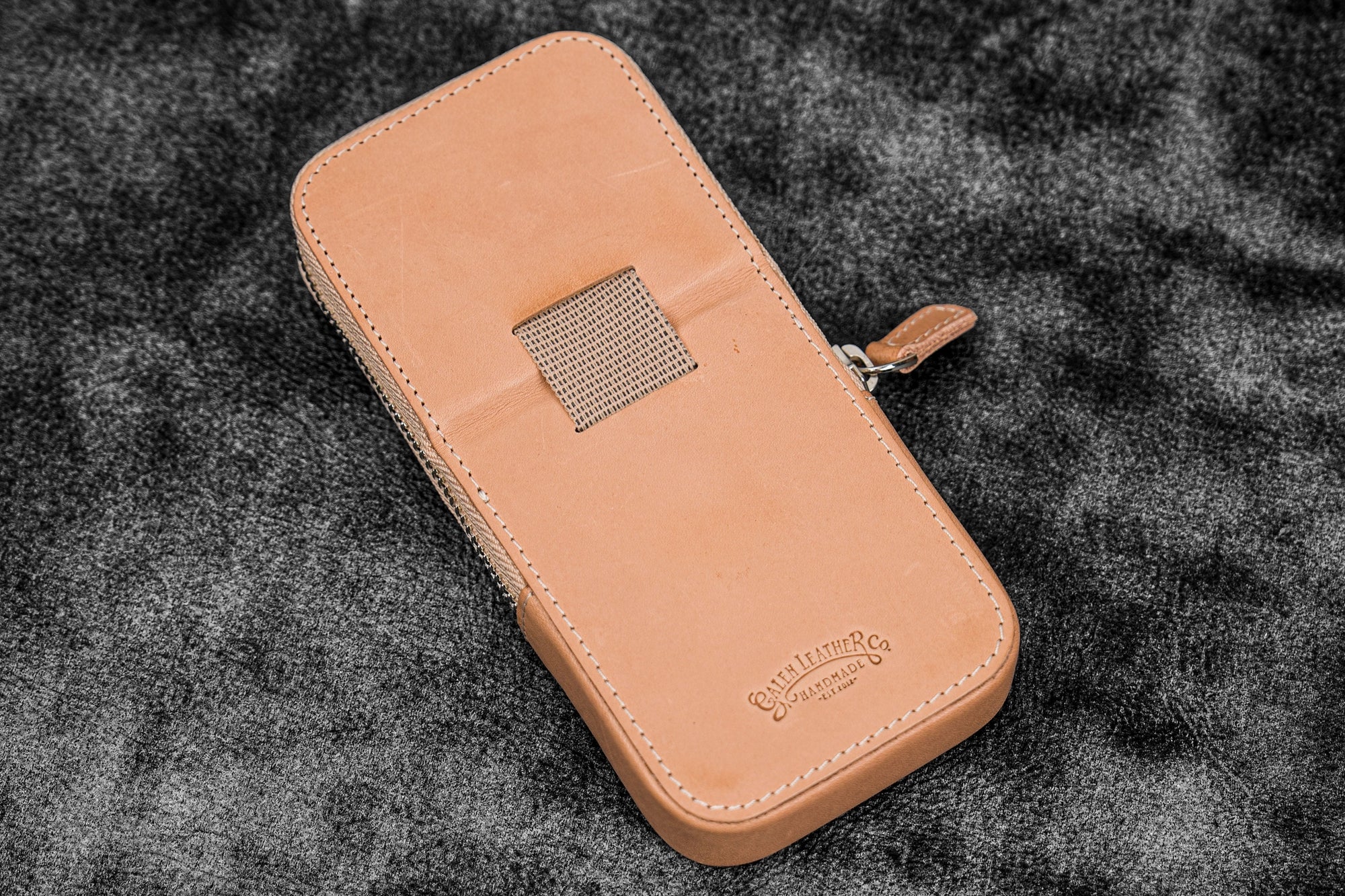 Fermuarlı Magnum Opus 3&#39;lü Kalemlik - Naturel