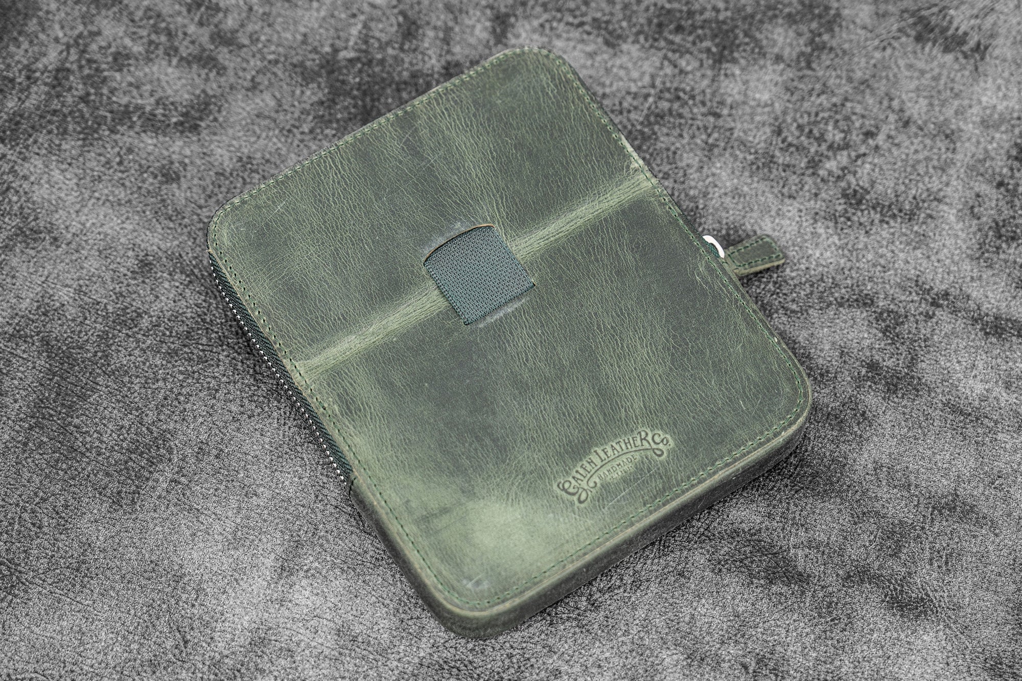 Fermuarlı Magnum Opus 6&#39;lı Kalemlik - Crazy Horse Orman Yeşili