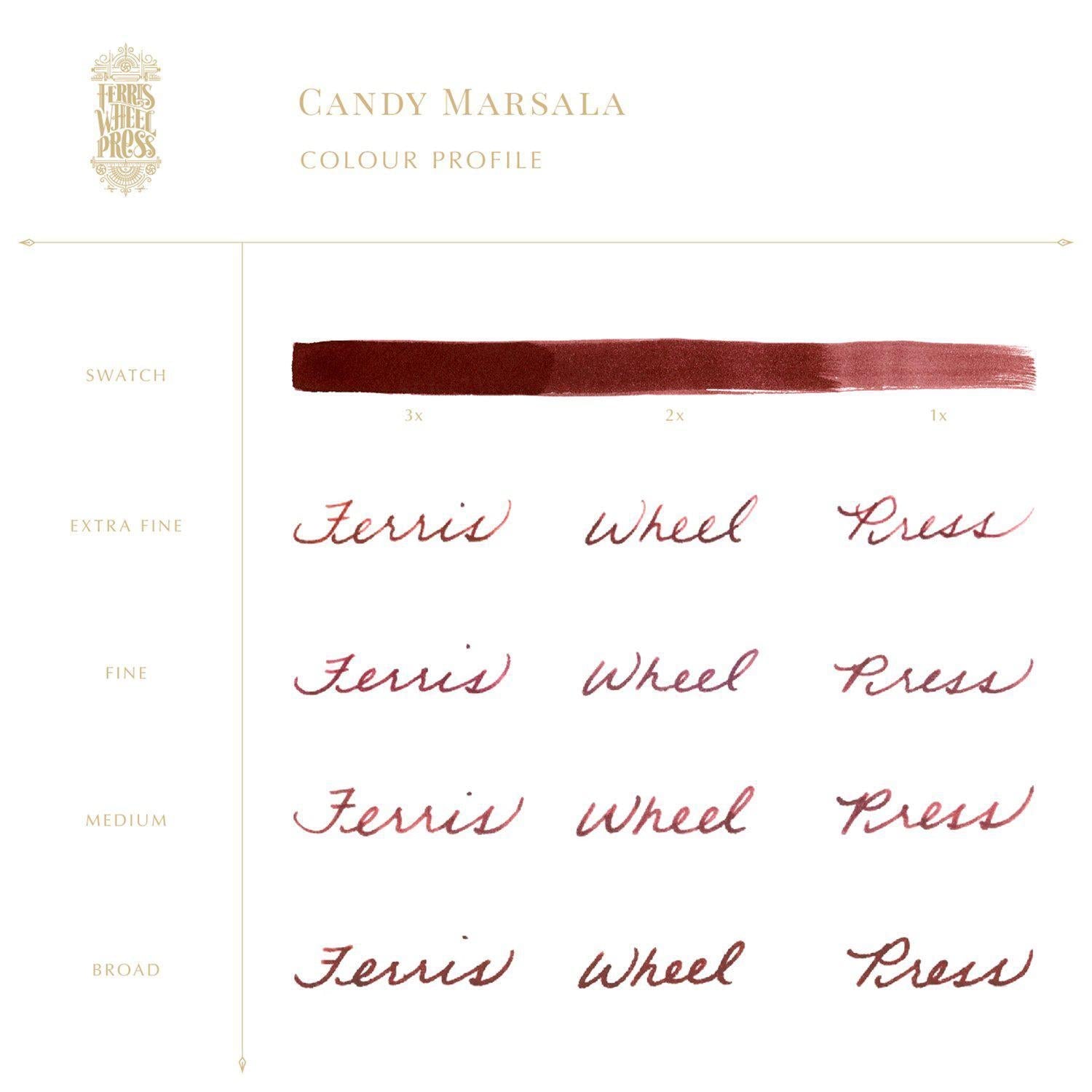 Ferris Wheel Press Candy Marsala Mürekkep - 38ml