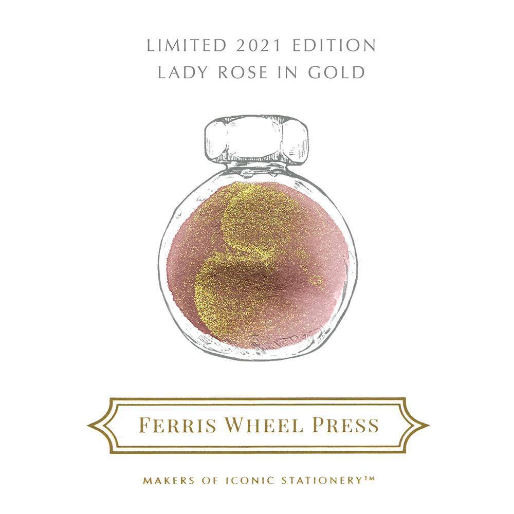 Ferris Wheel Press Lady Rose in Gold Mürekkep LE - 38ml