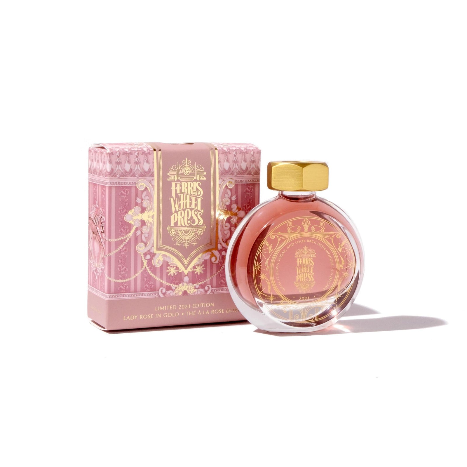 Ferris Wheel Press Lady Rose in Gold Mürekkep LE - 38ml