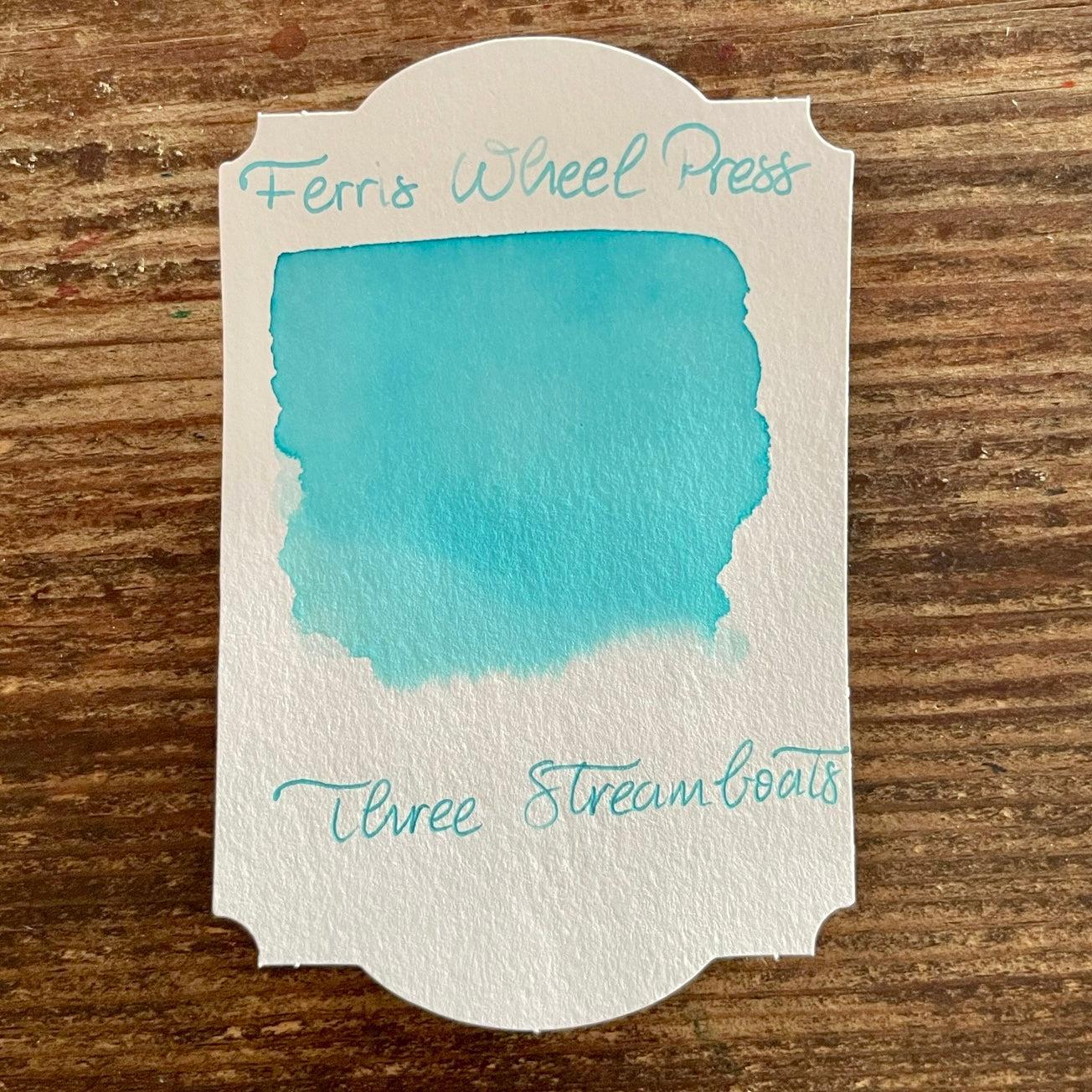 Ferris Wheel Press Three Steamboats Mürekkep - 38ml