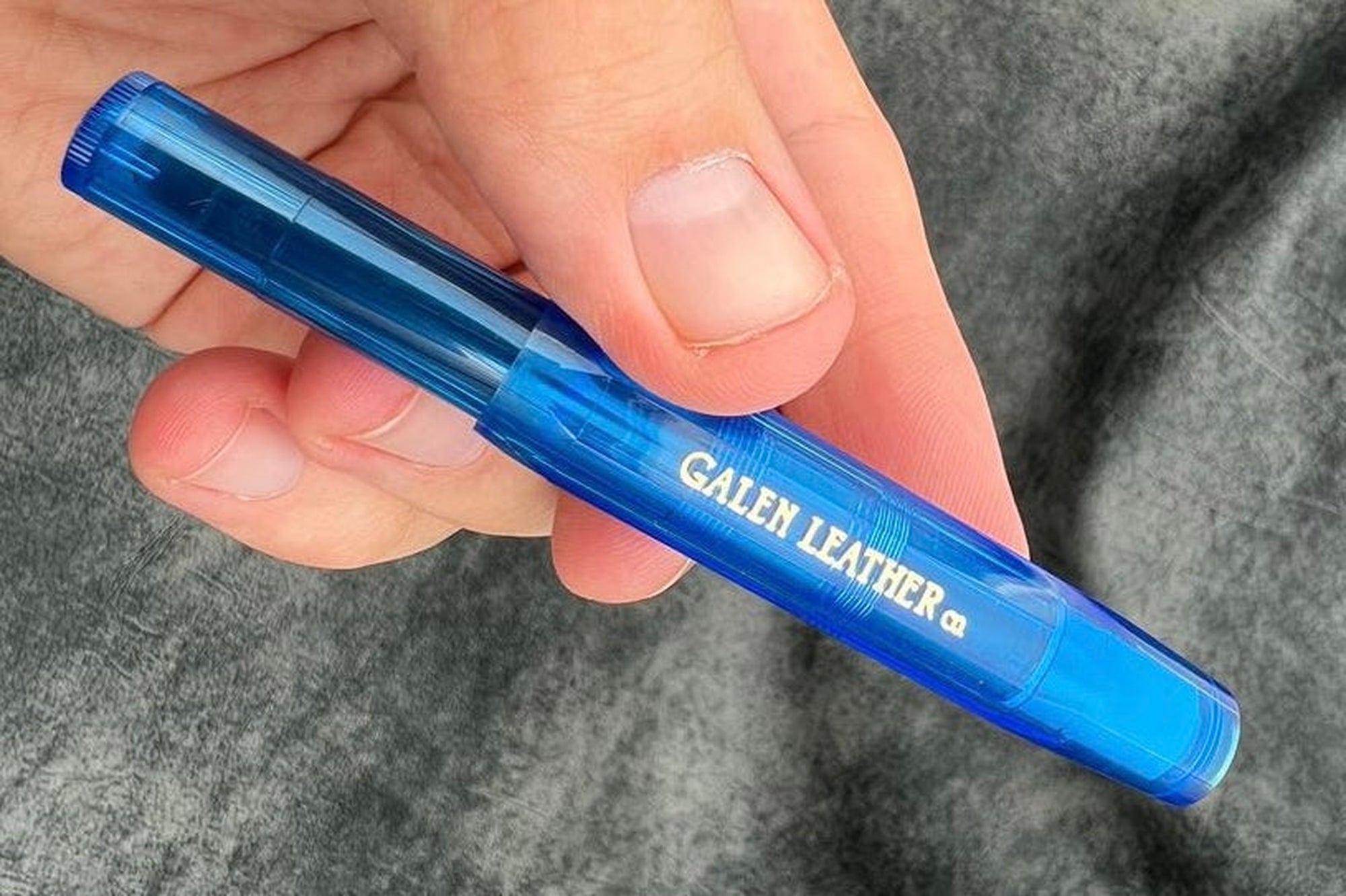 Kaweco Sport Sapphire Dolma Kalem - Galen Leather Edition