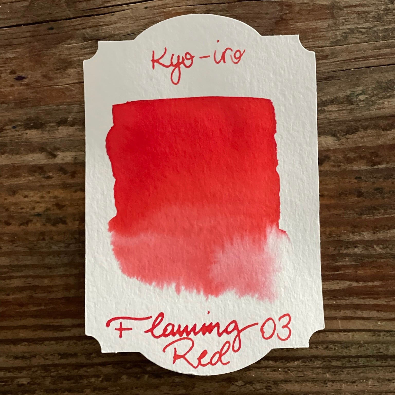 Kyo-iro 03 Fushimi's Flaming Red Mürekkep - 40 Ml