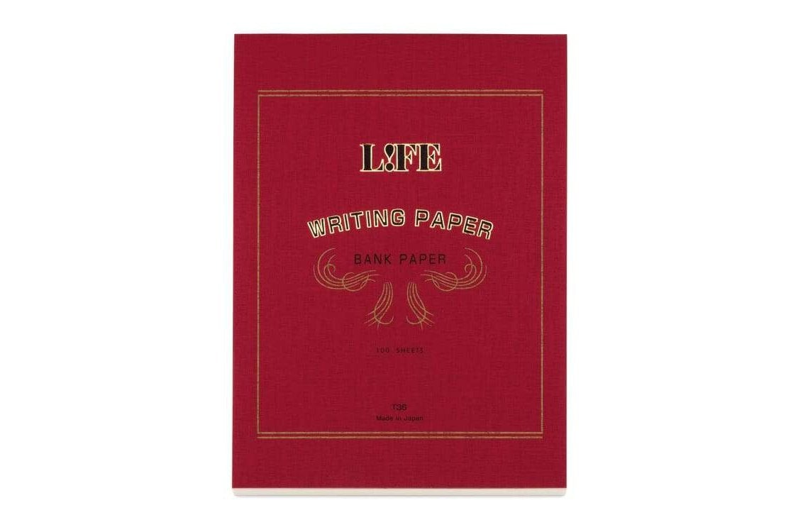 Life Bank Paper Çizgisiz Bloknot - A5 - Kırmızı - 200 Sayfa