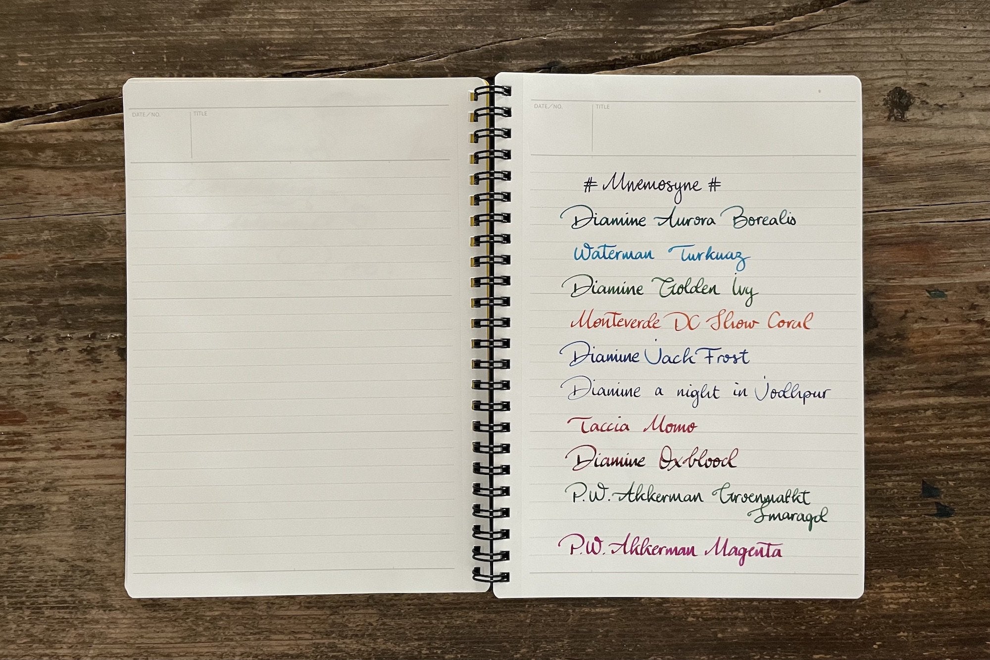 Maruman Mnemosyne N195 Defter - A5 - Çizgili - 160 Sayfa