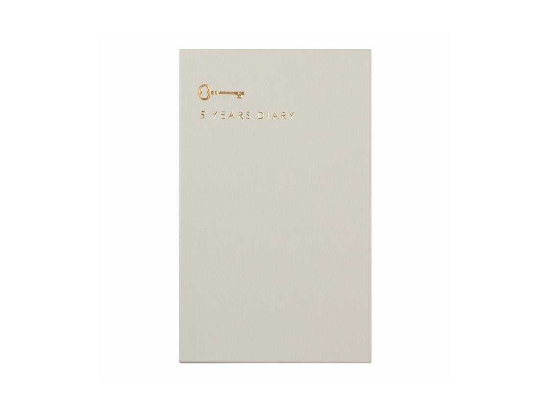 Midori 5 Yıllık Ajanda - Door - Kırmızı Kapak - Çizgili - 366 Sayfa