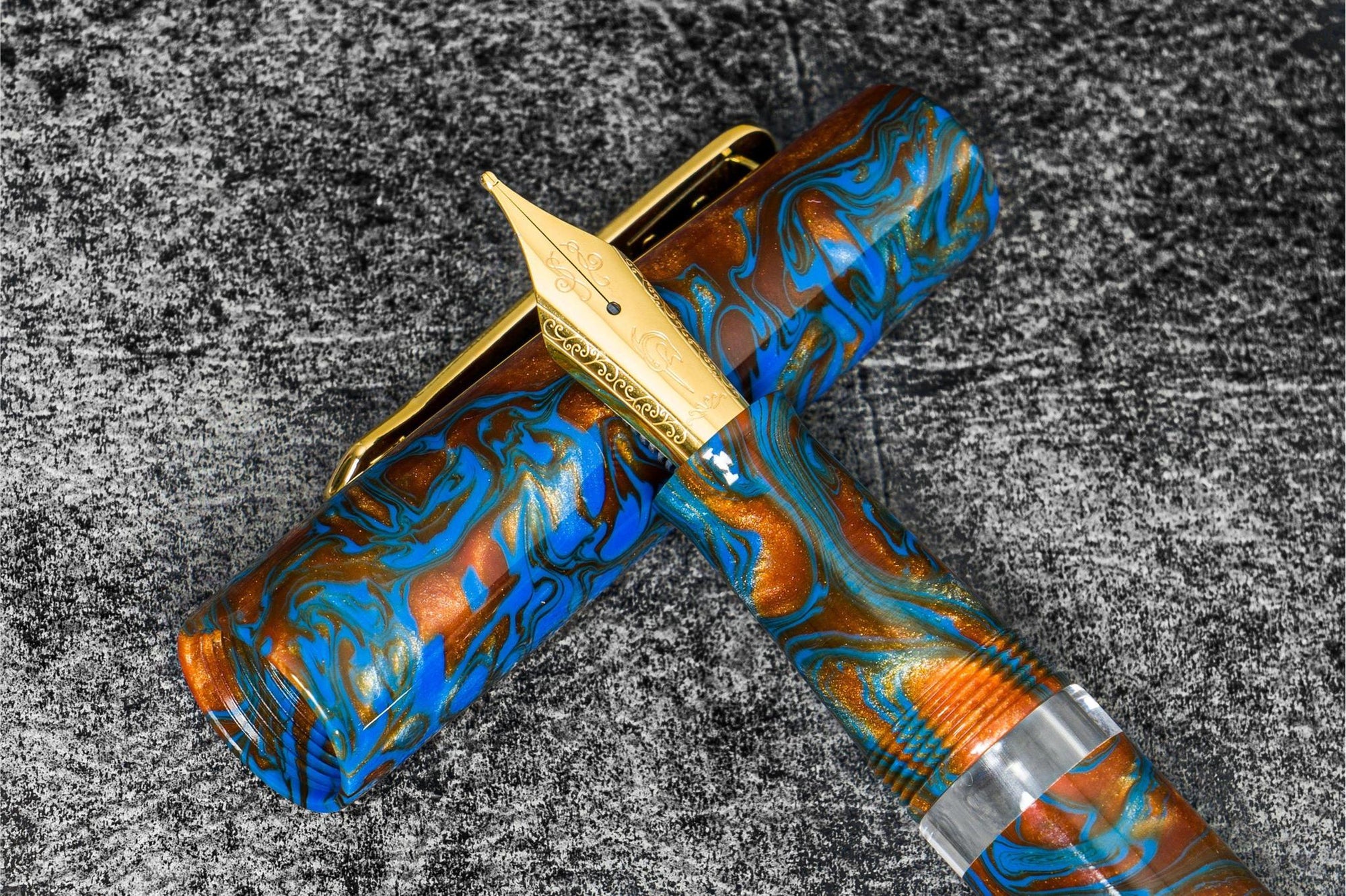 Narwhal Fountain Pen - Schuylkill Porpita Navy Special Edition