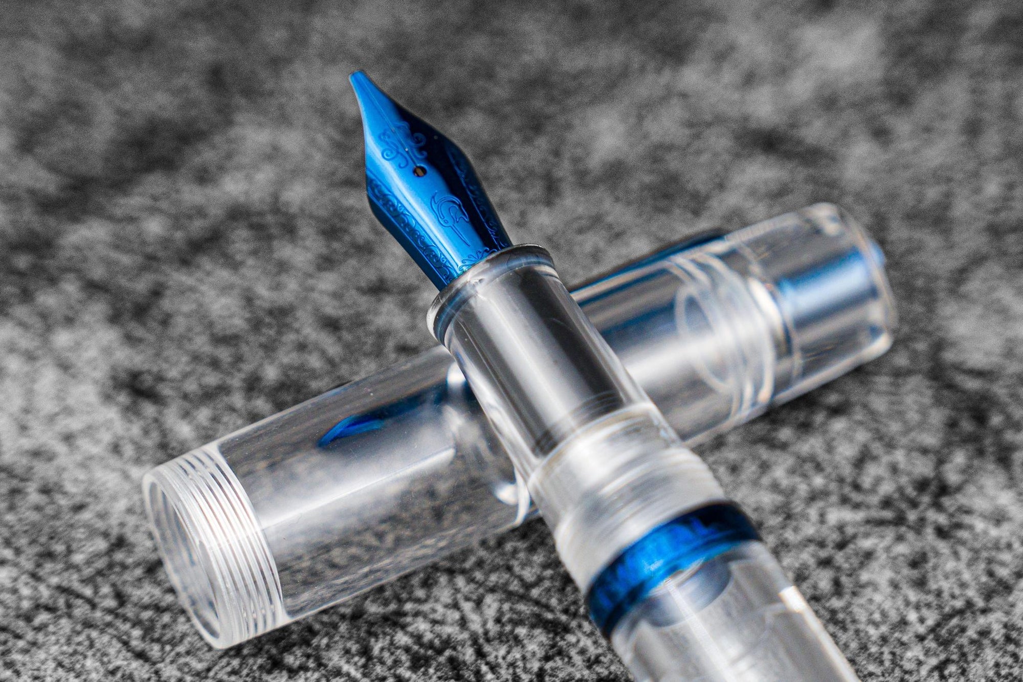 Narwhal X Galen Şeffaf Dolmakalem - Midnight Blue