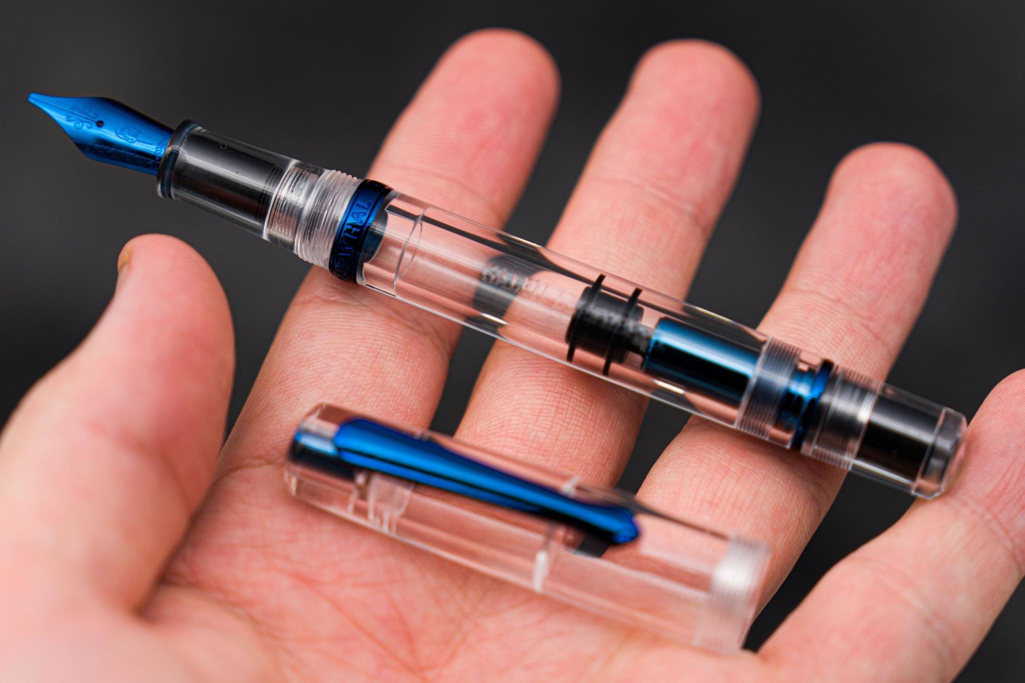 Narwhal X Galen Şeffaf Dolmakalem - Midnight Blue