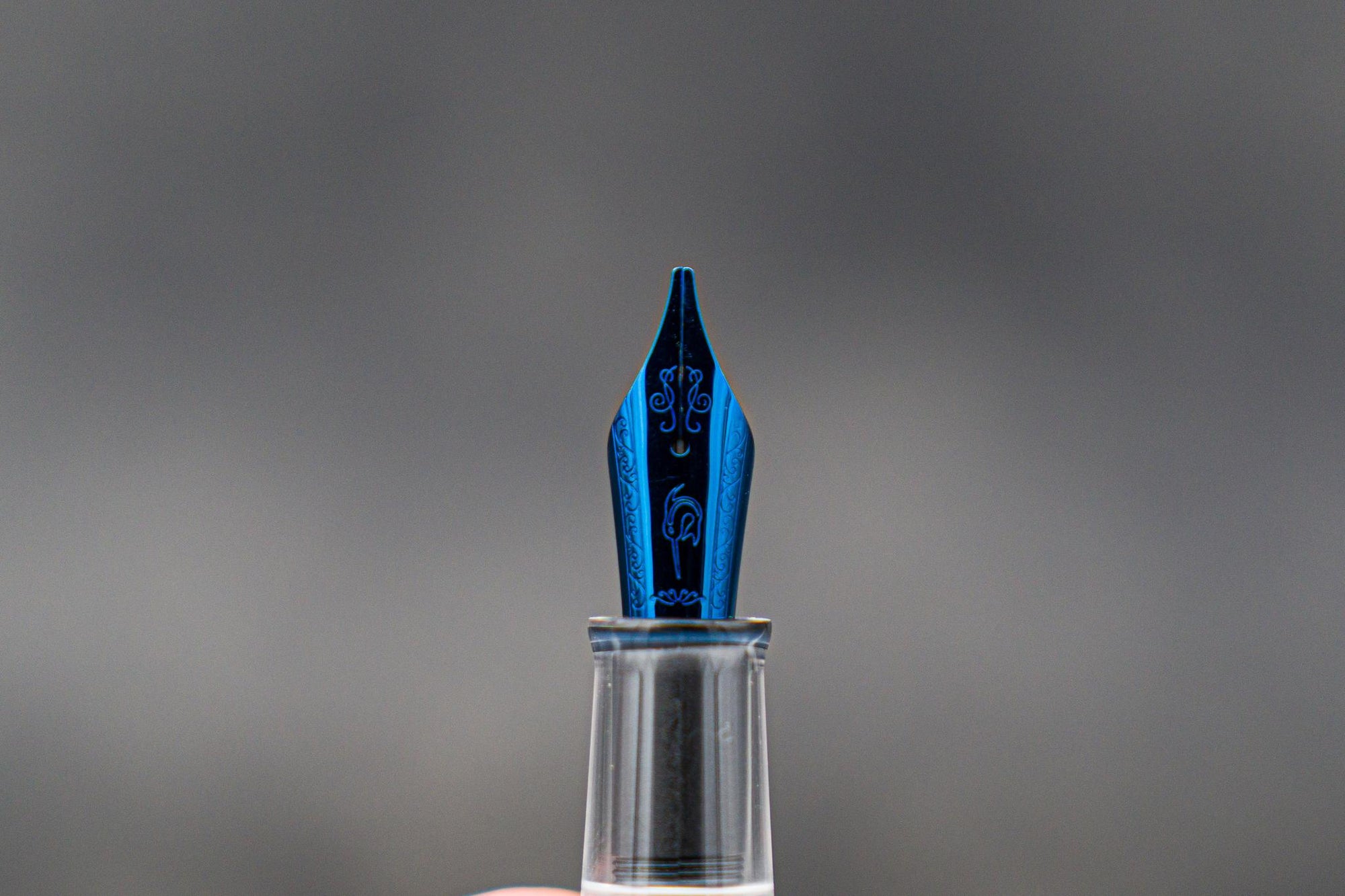 Narwhal X Galen Şeffaf Dolmakalem - Midnight Blue