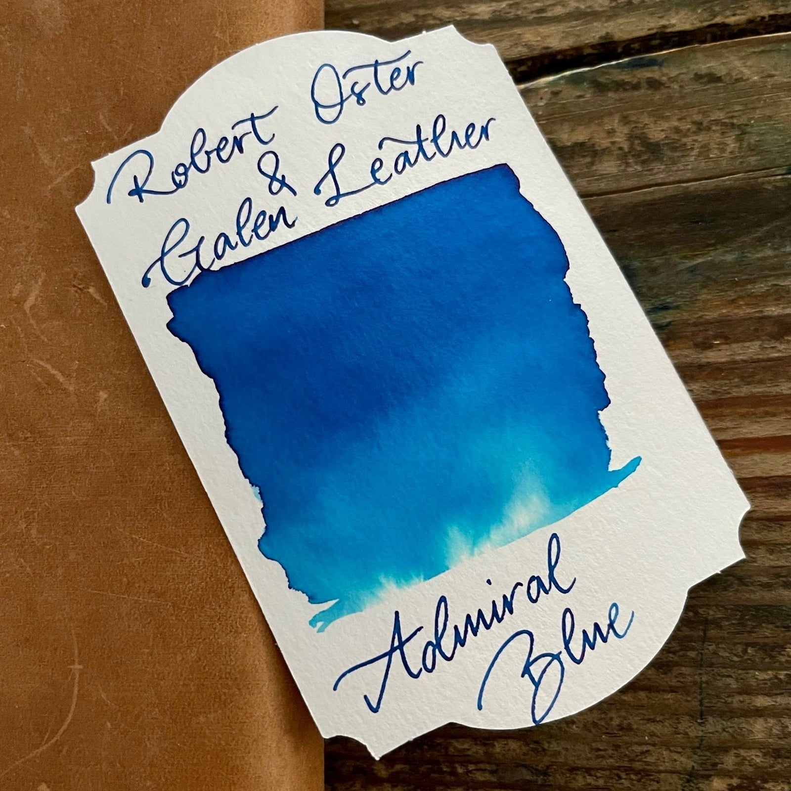 Robert Oster x Galen Admiral Blue Mürekkep