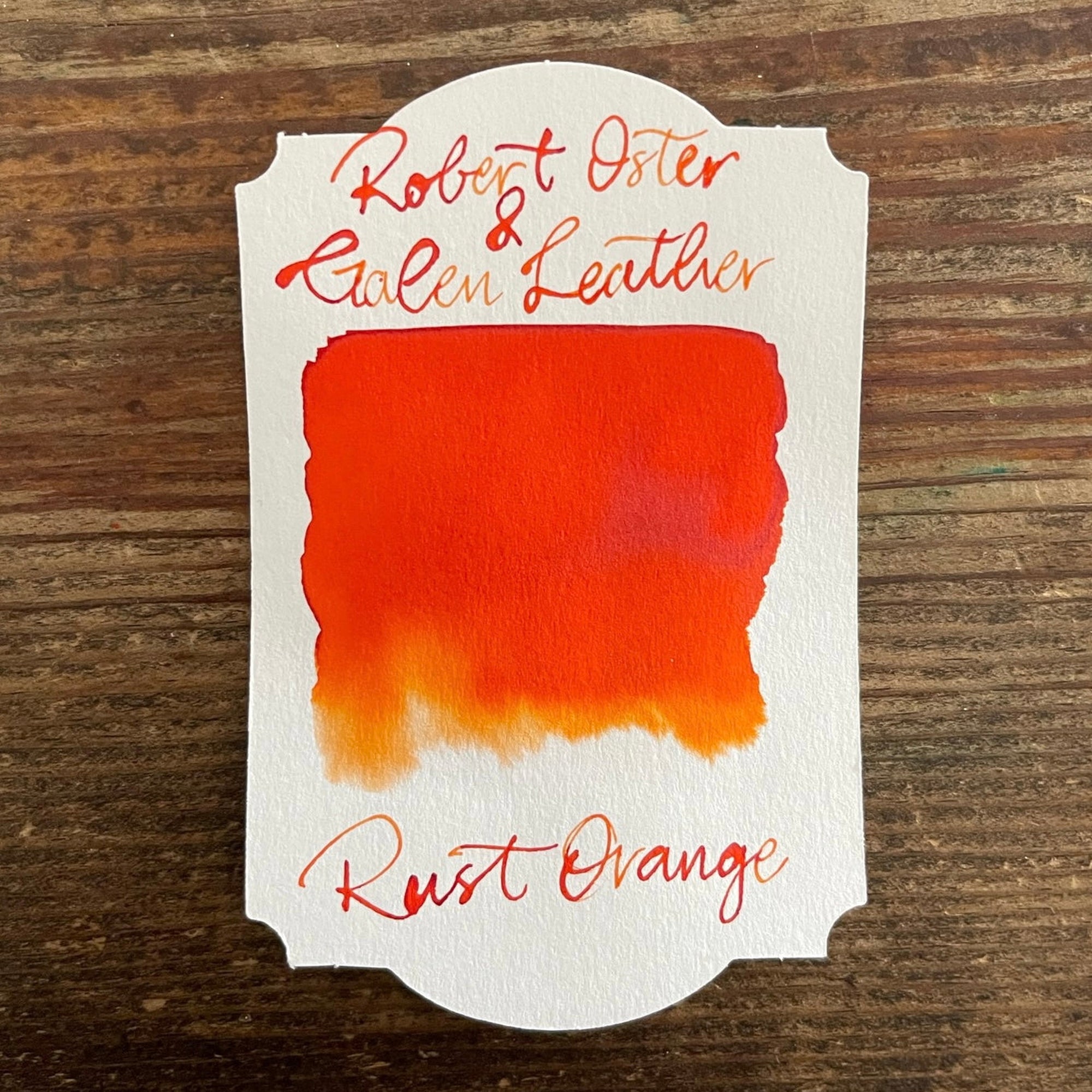 Robert Oster x Galen Rust Orange Mürekkep
