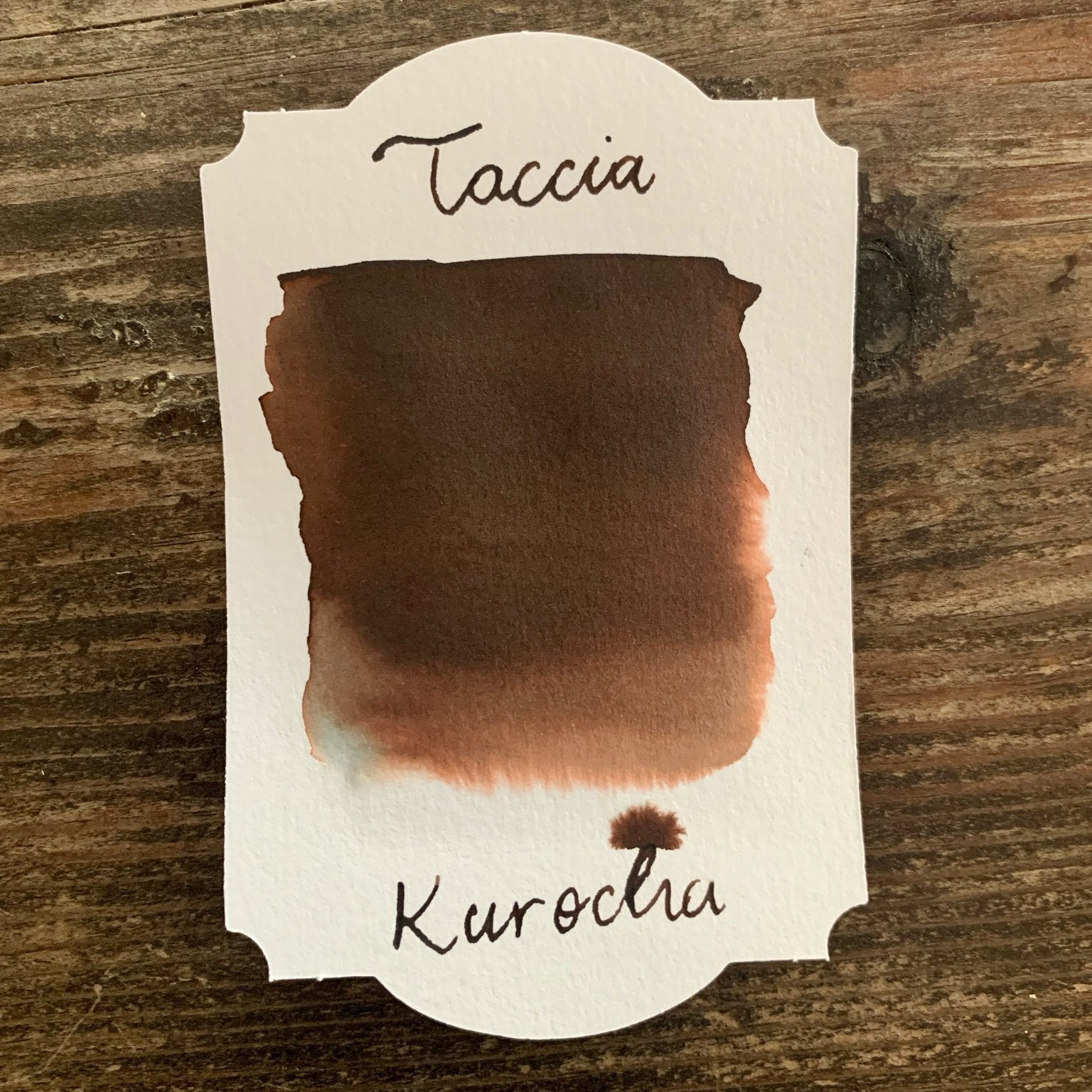 Taccia Ukiyo-e Sharaku-Kurocha Mürekkep