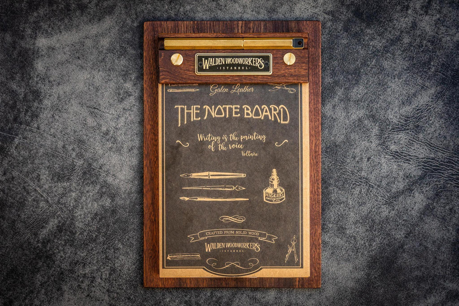 The Note Board - Ahşap Bloknot - Maun