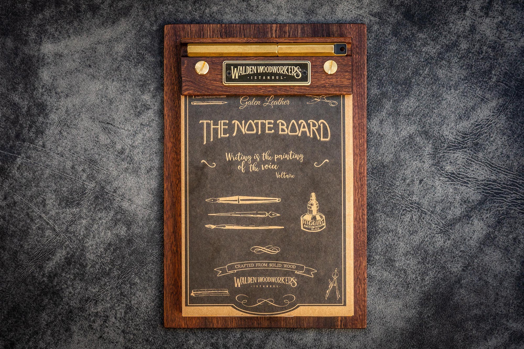 The Note Board - Ahşap Bloknot - Maun