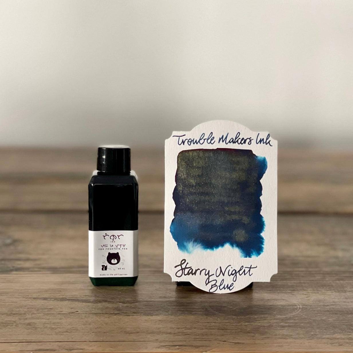 Troublemaker Starry Night Simli Blue Mürekkep 60 ml