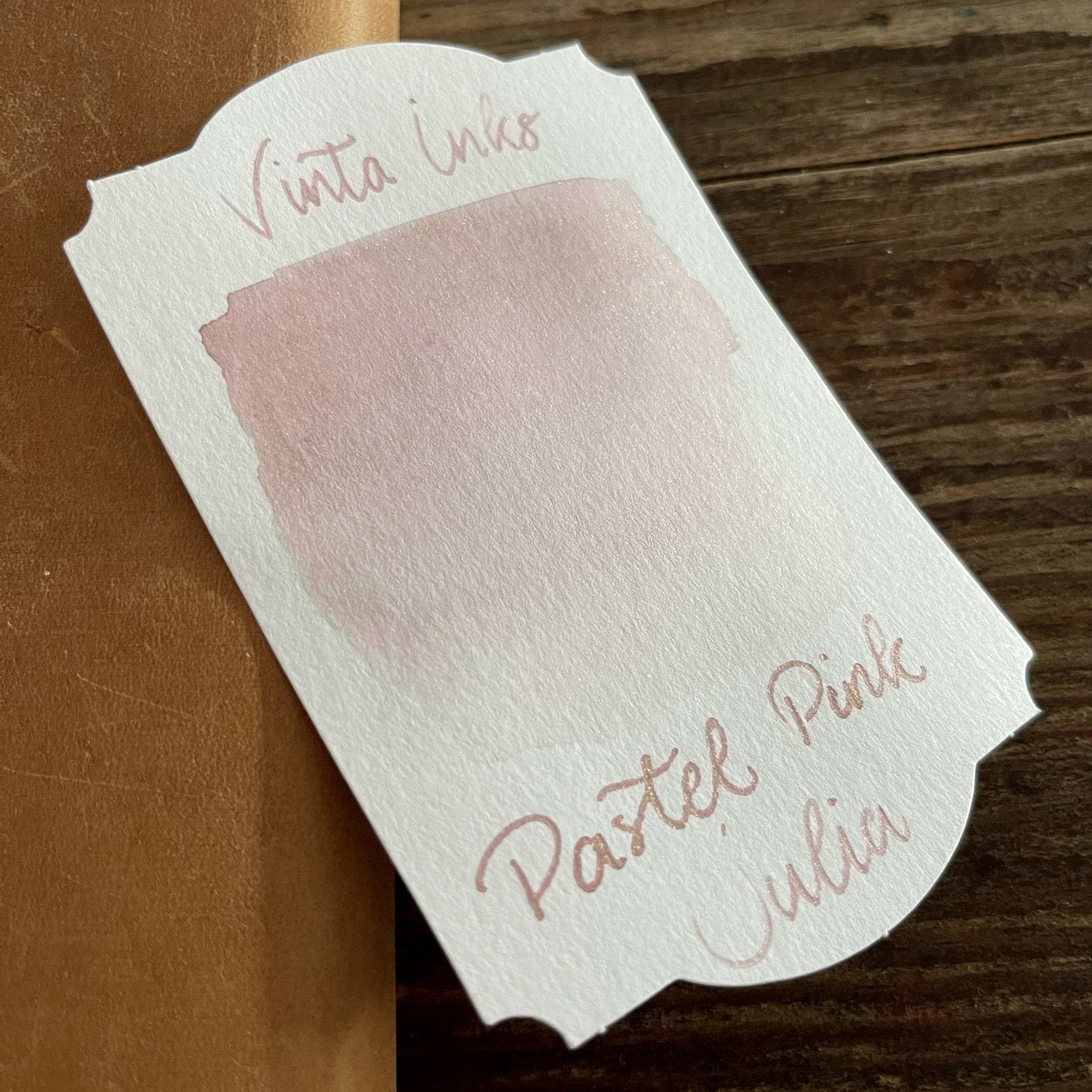 Vinta Pastel Pink Shimmer Julia 1991 Simli Mürekkep 30 Ml